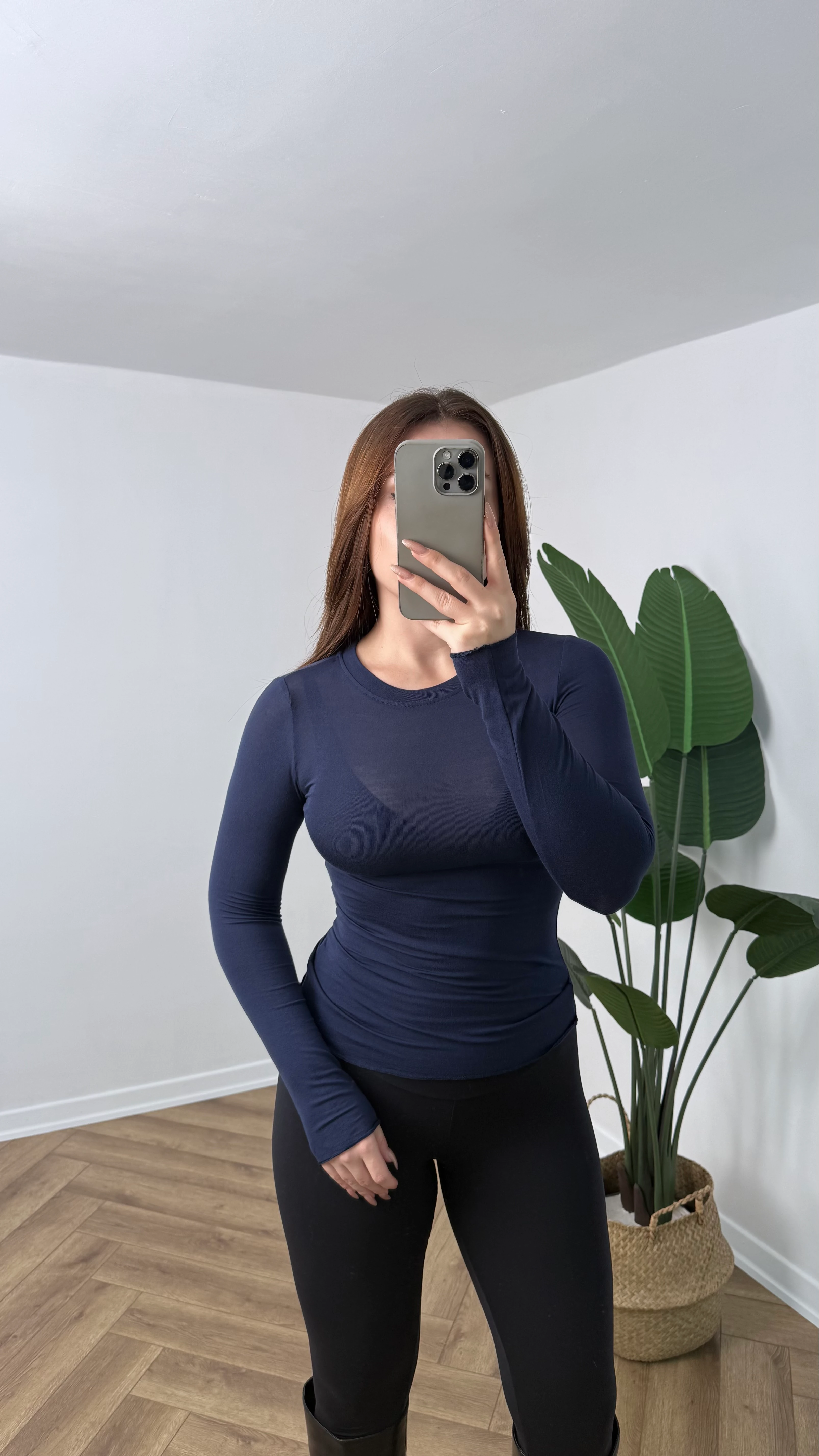 Yeni Sezon Premium Yuvarlak Yaka Transparan Tam Bel Boy Body