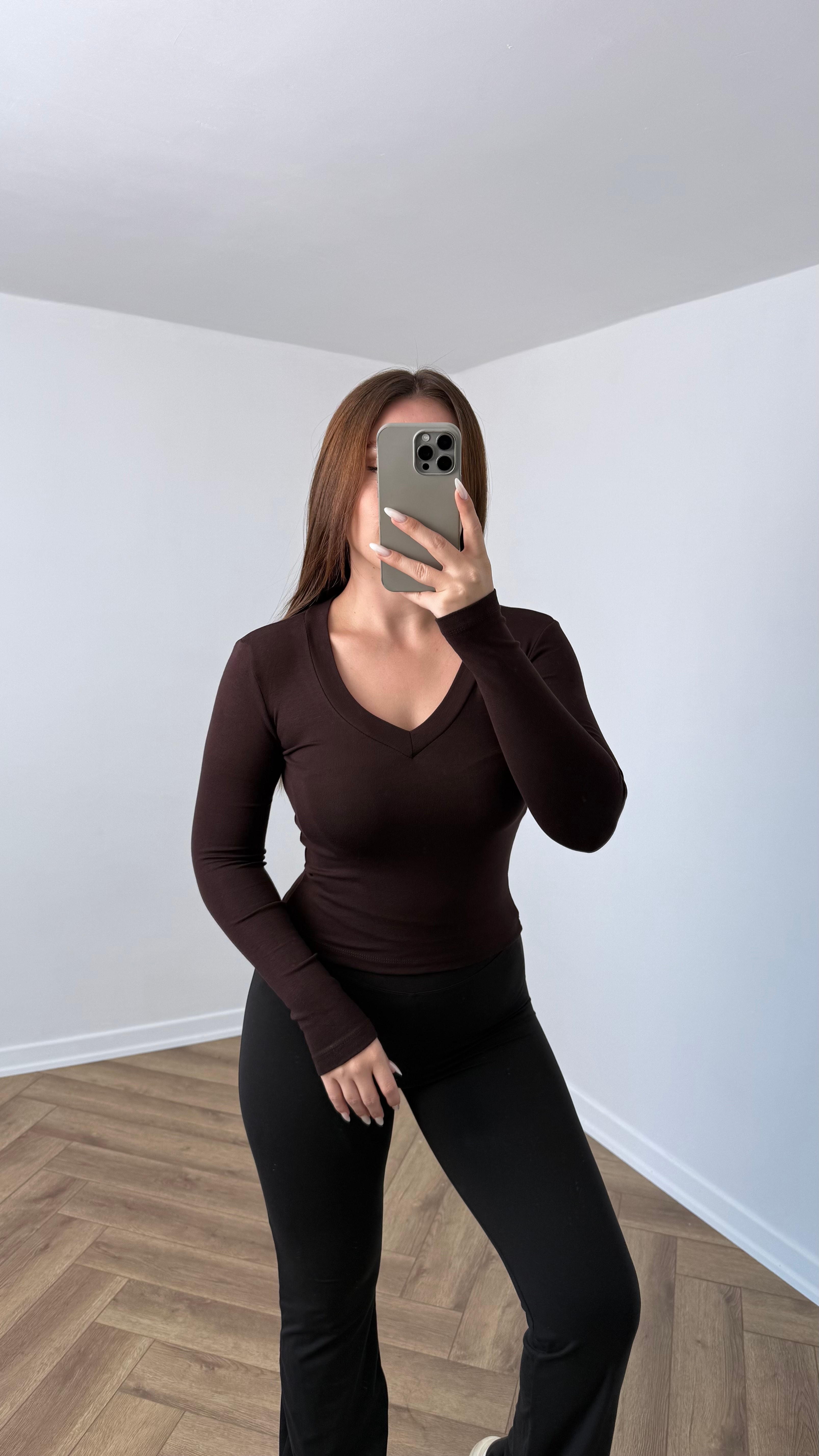 OYS Uzun Kollu V Yaka Crop Body