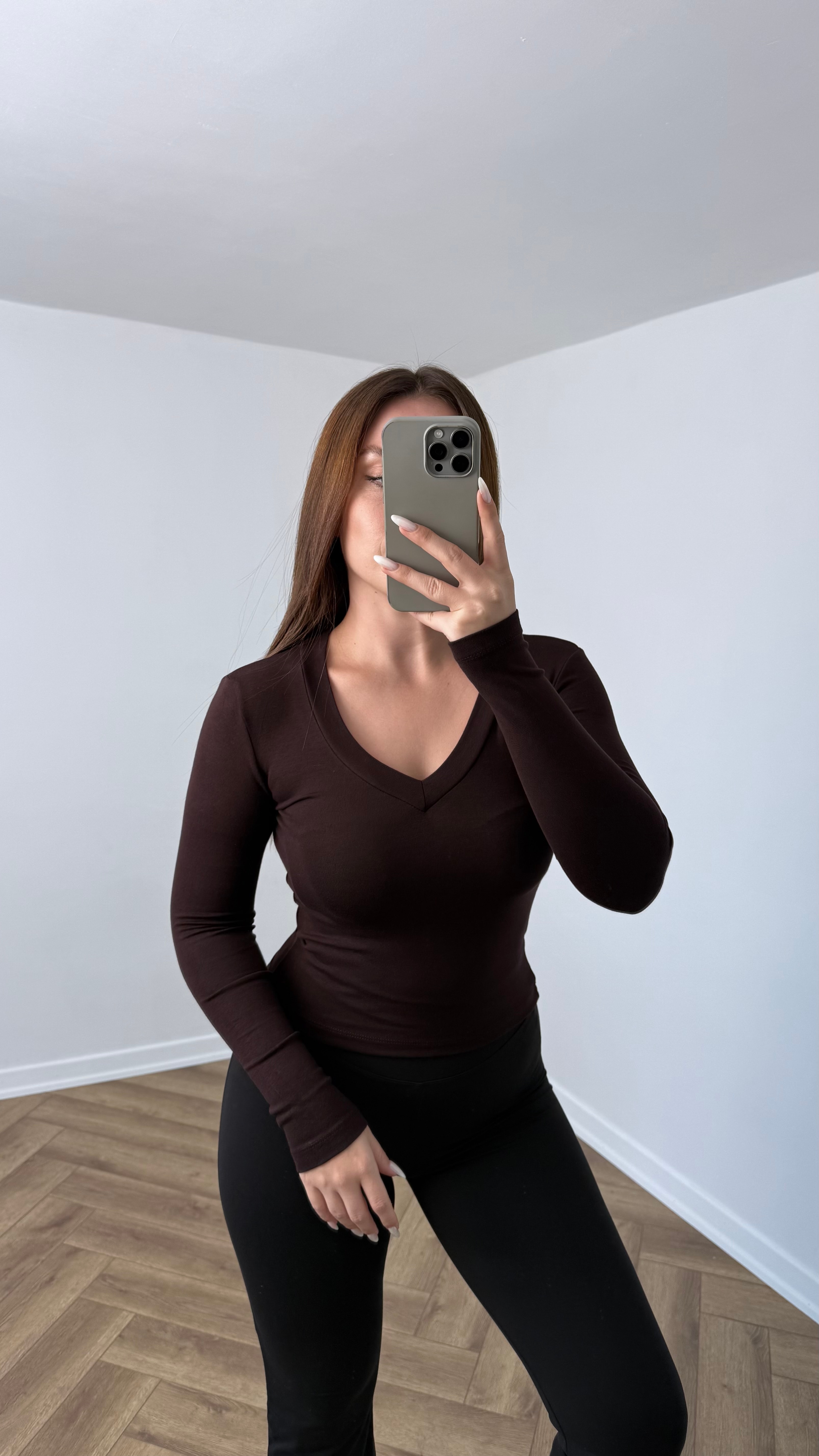 OYS Uzun Kollu V Yaka Crop Body