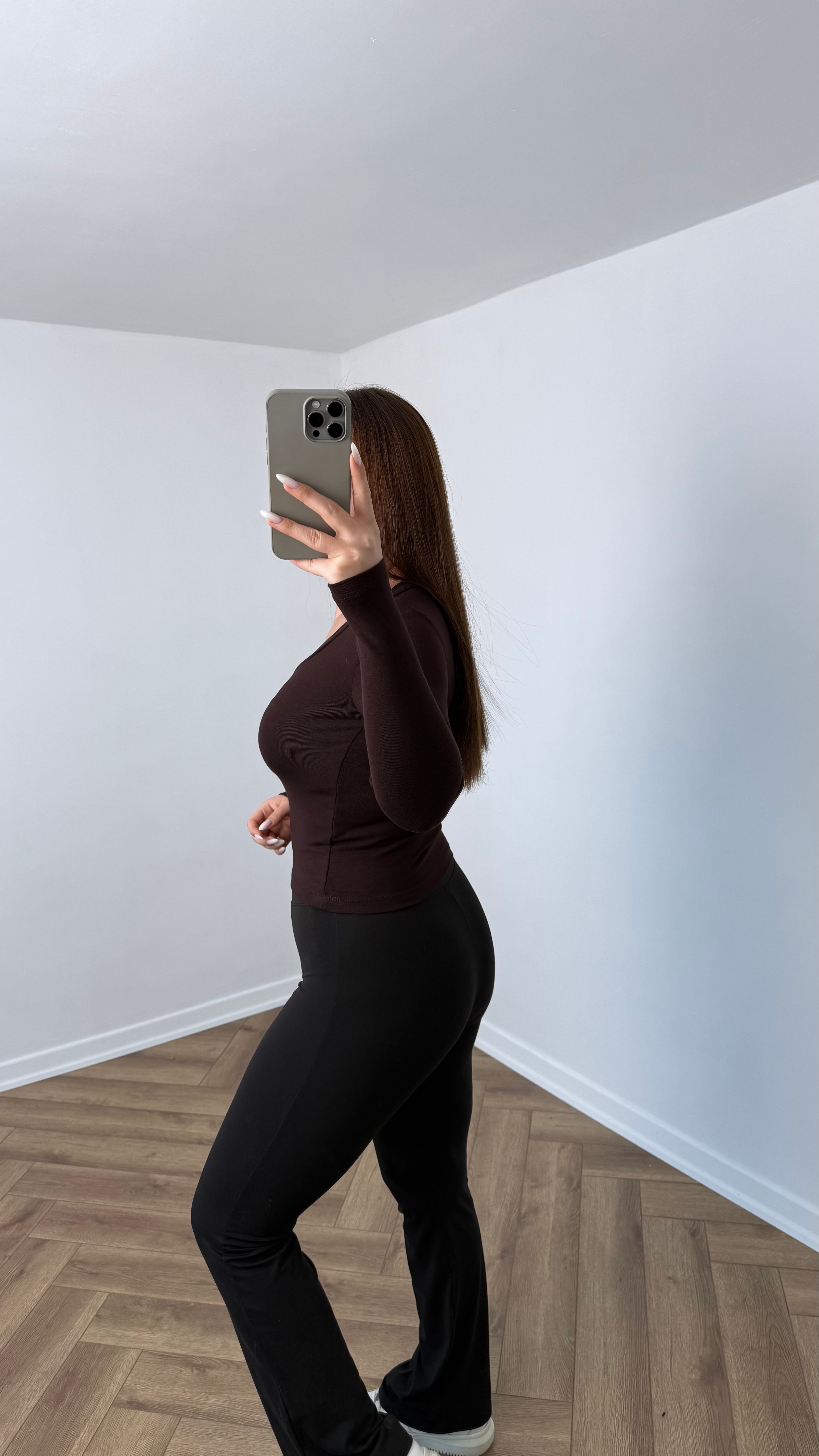 OYS Uzun Kollu V Yaka Crop Body