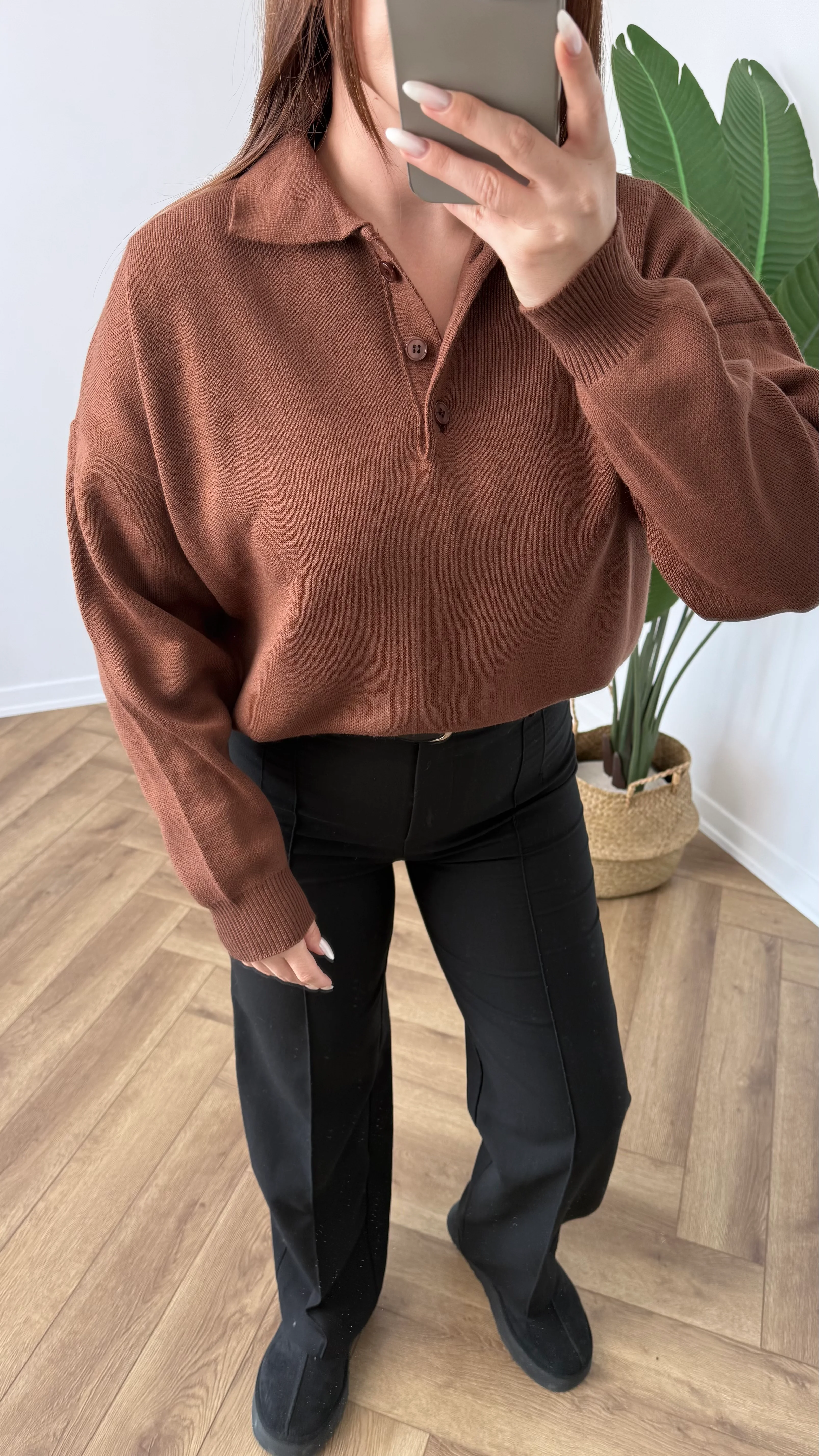 Yeni Sezon Polo Yaka Triko Kazak