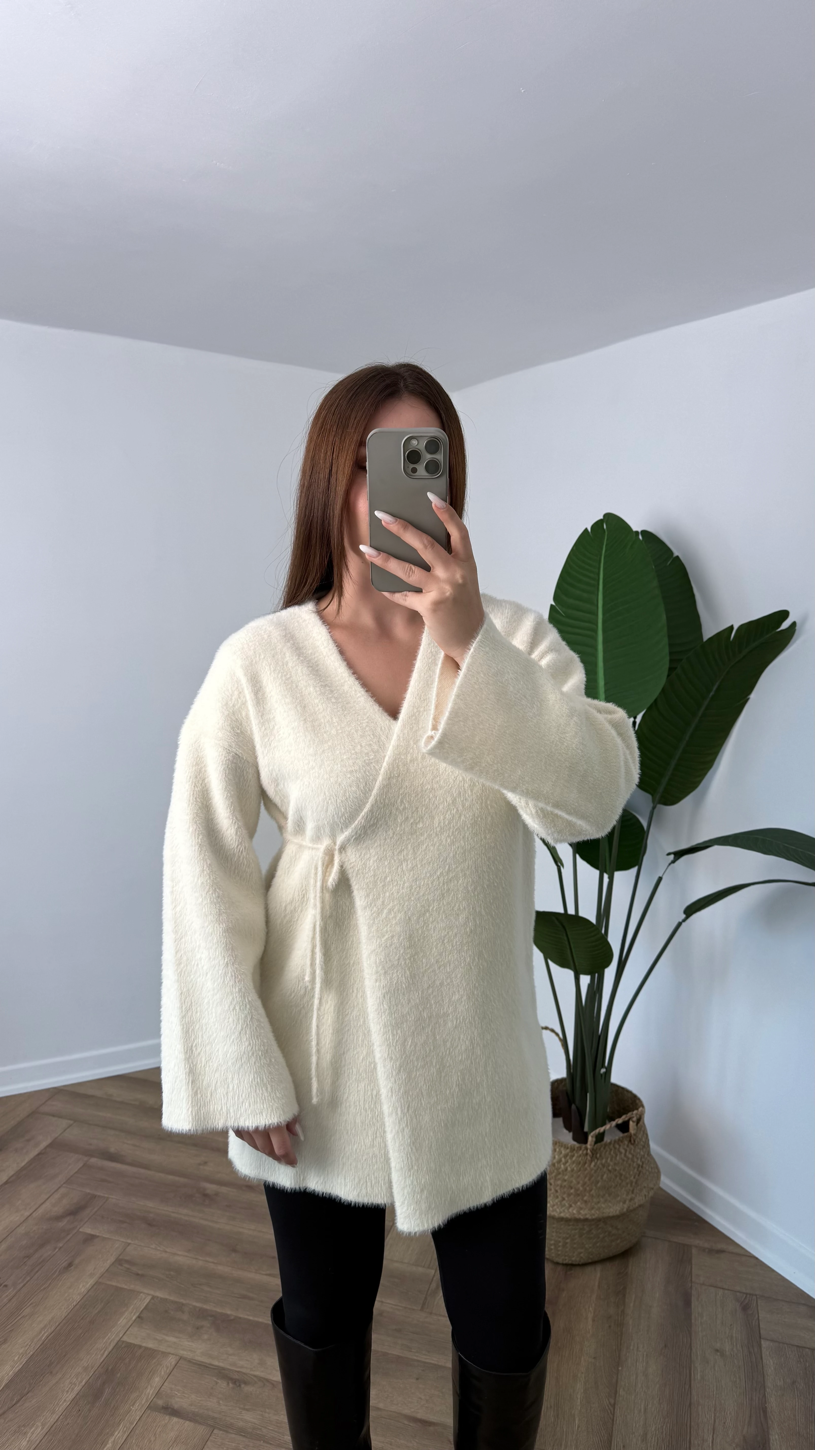 Yeni Sezon Uzun Yandan Bağlama Sakallı Kimono