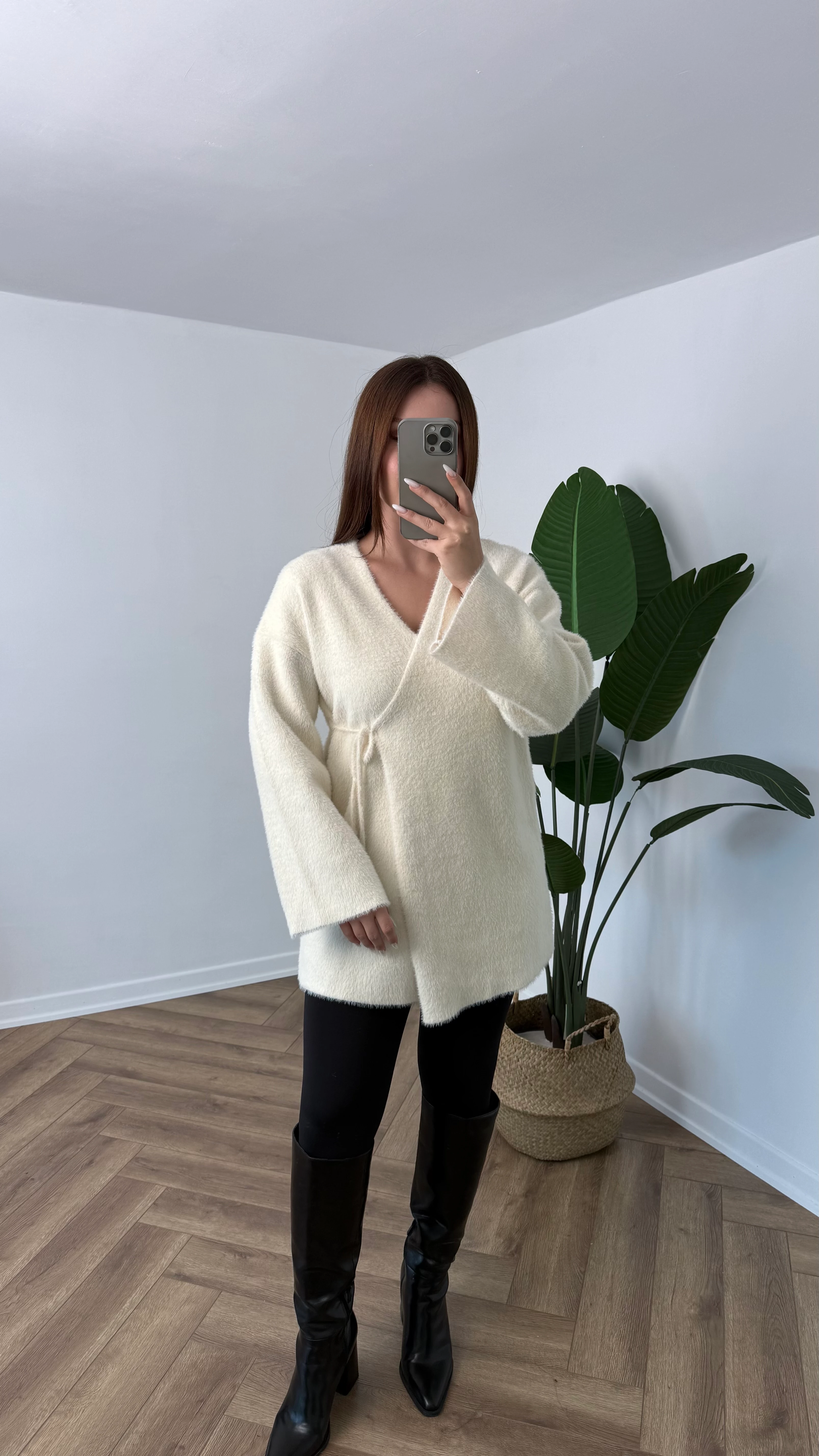 Yeni Sezon Uzun Yandan Bağlama Sakallı Kimono