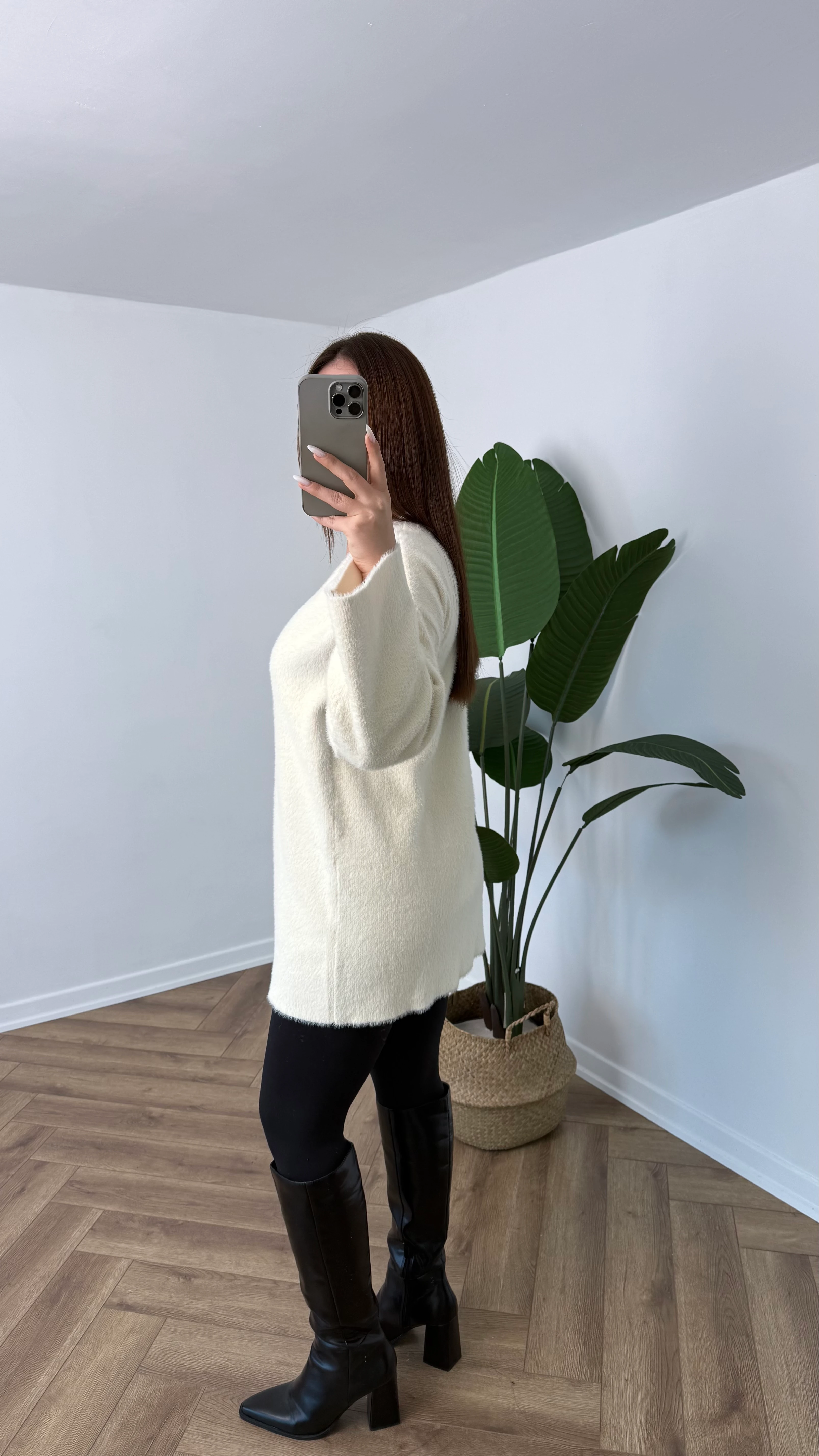 Yeni Sezon Uzun Yandan Bağlama Sakallı Kimono