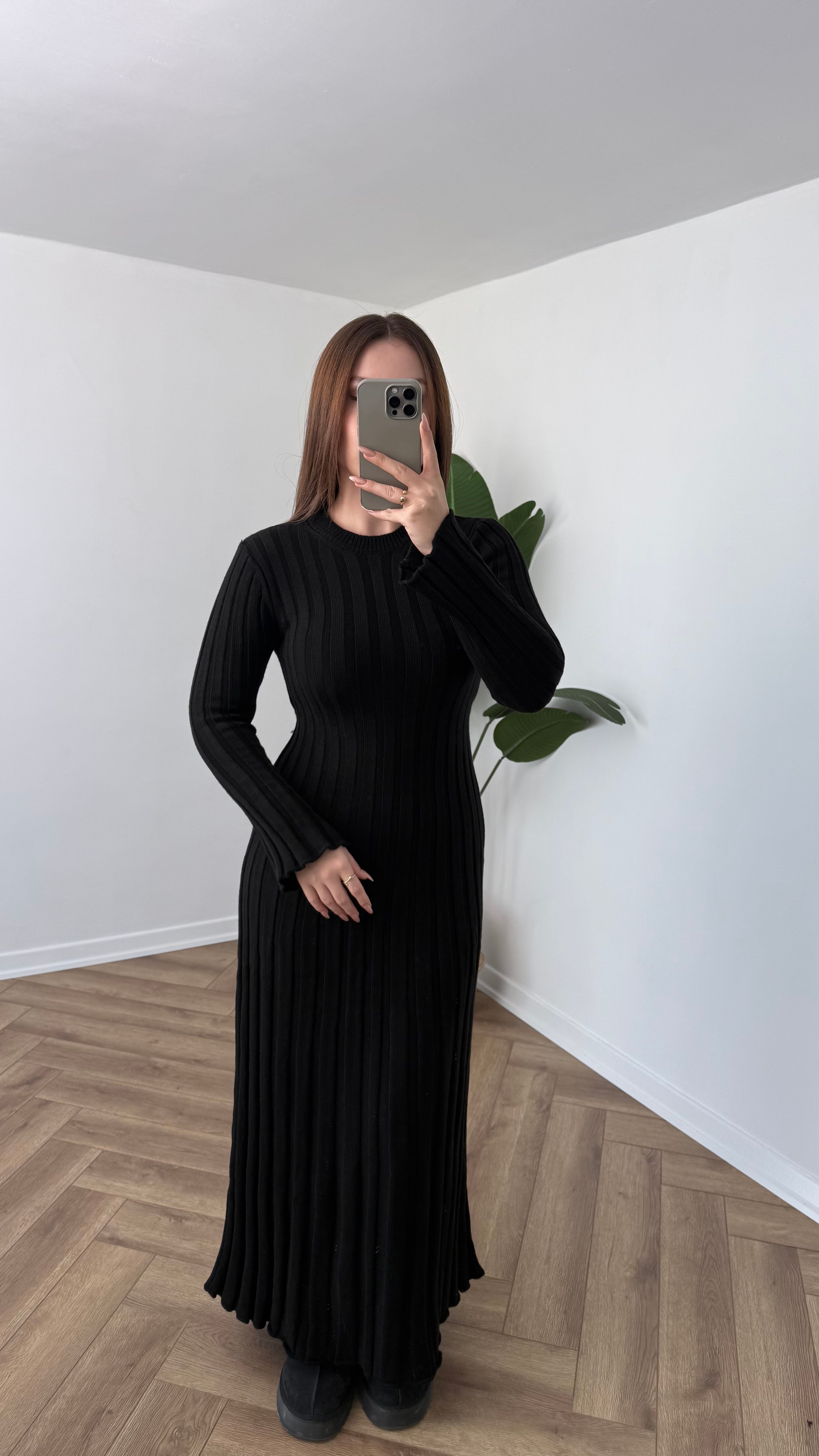 Yeni Sezon Midi Triko Elbise