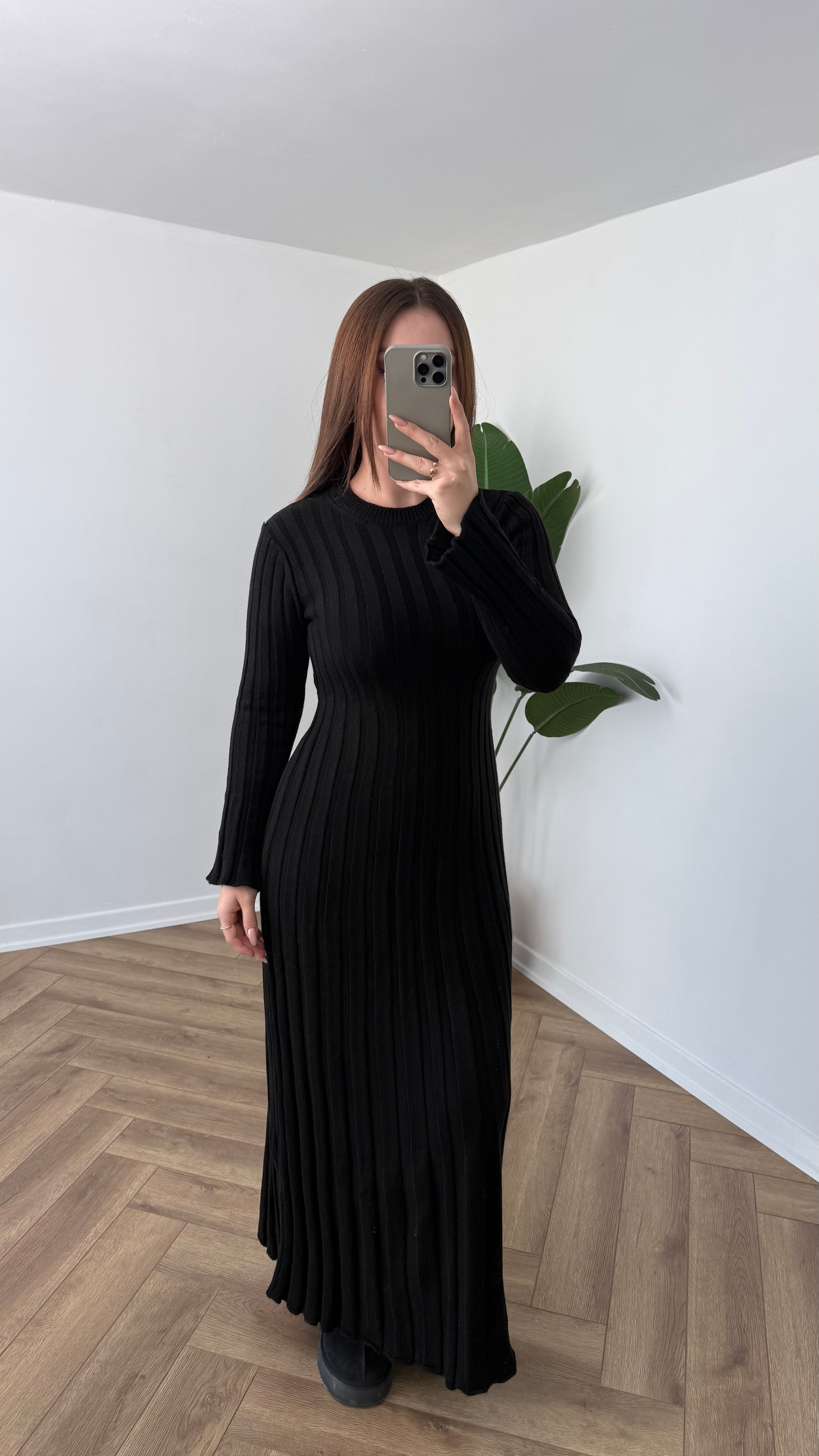 Yeni Sezon Midi Triko Elbise