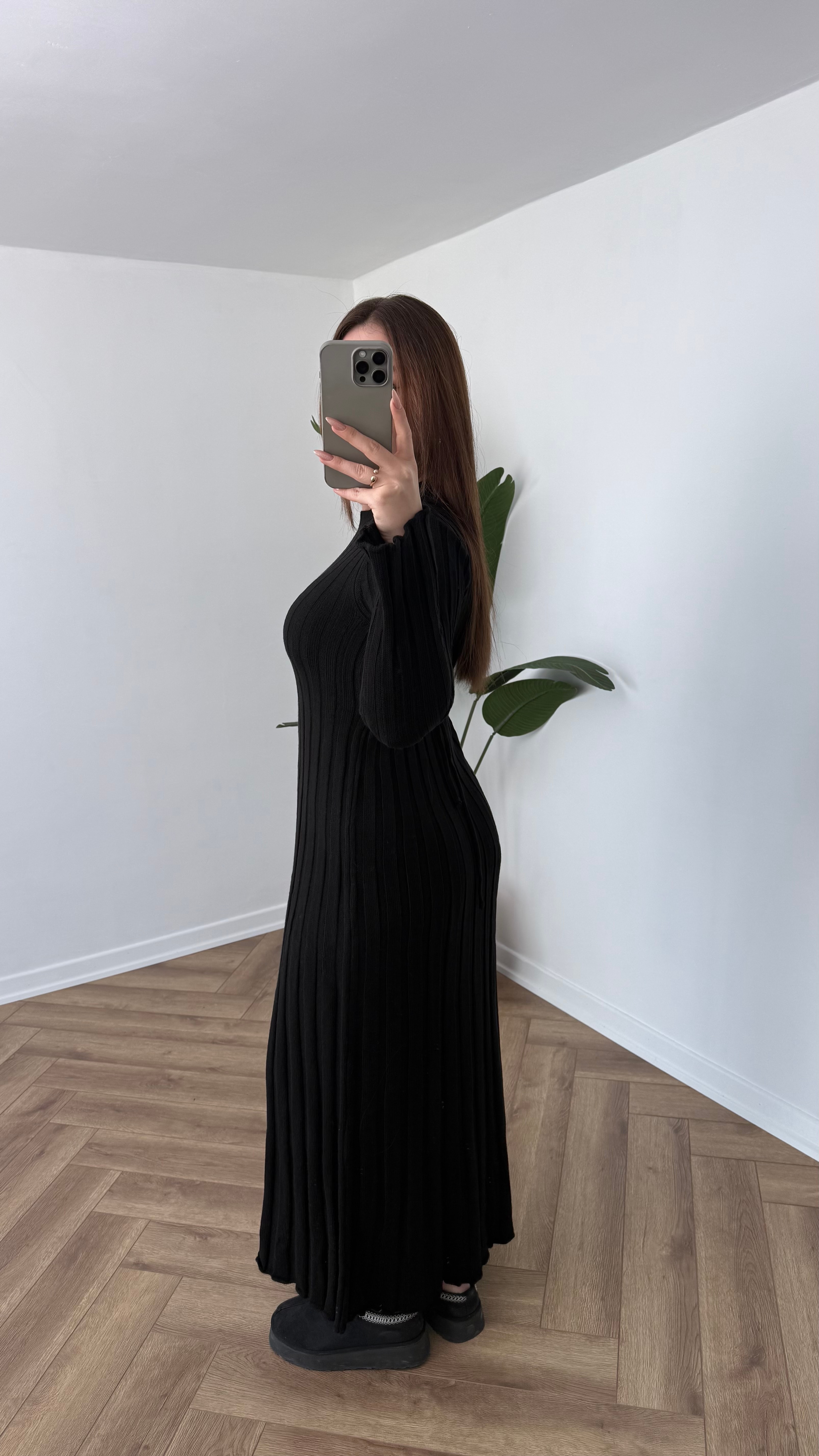 Yeni Sezon Midi Triko Elbise