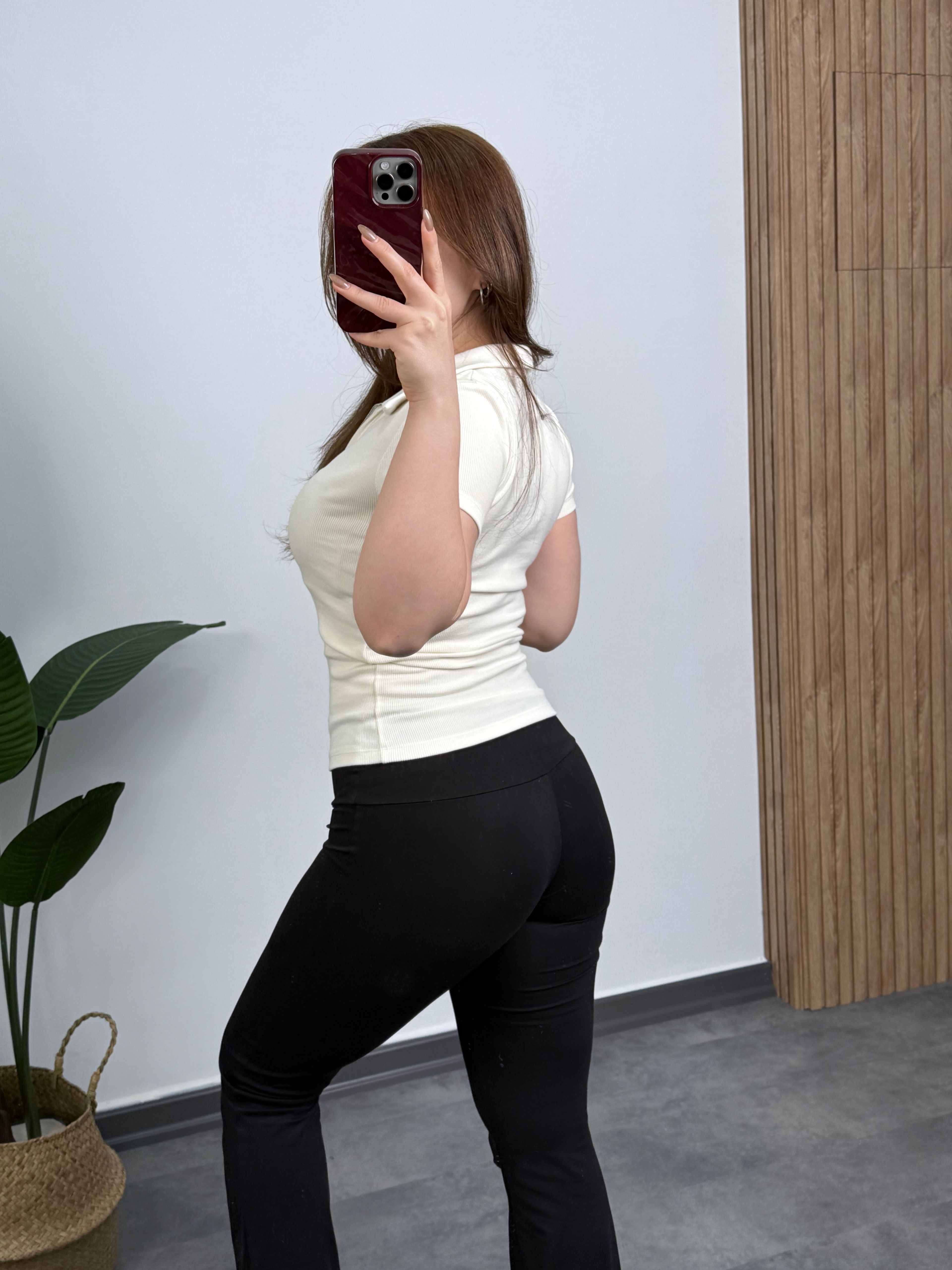 Yeni Sezon M. Dutti Yarım Fermuarlı Fitilli Kısa Kollu Body