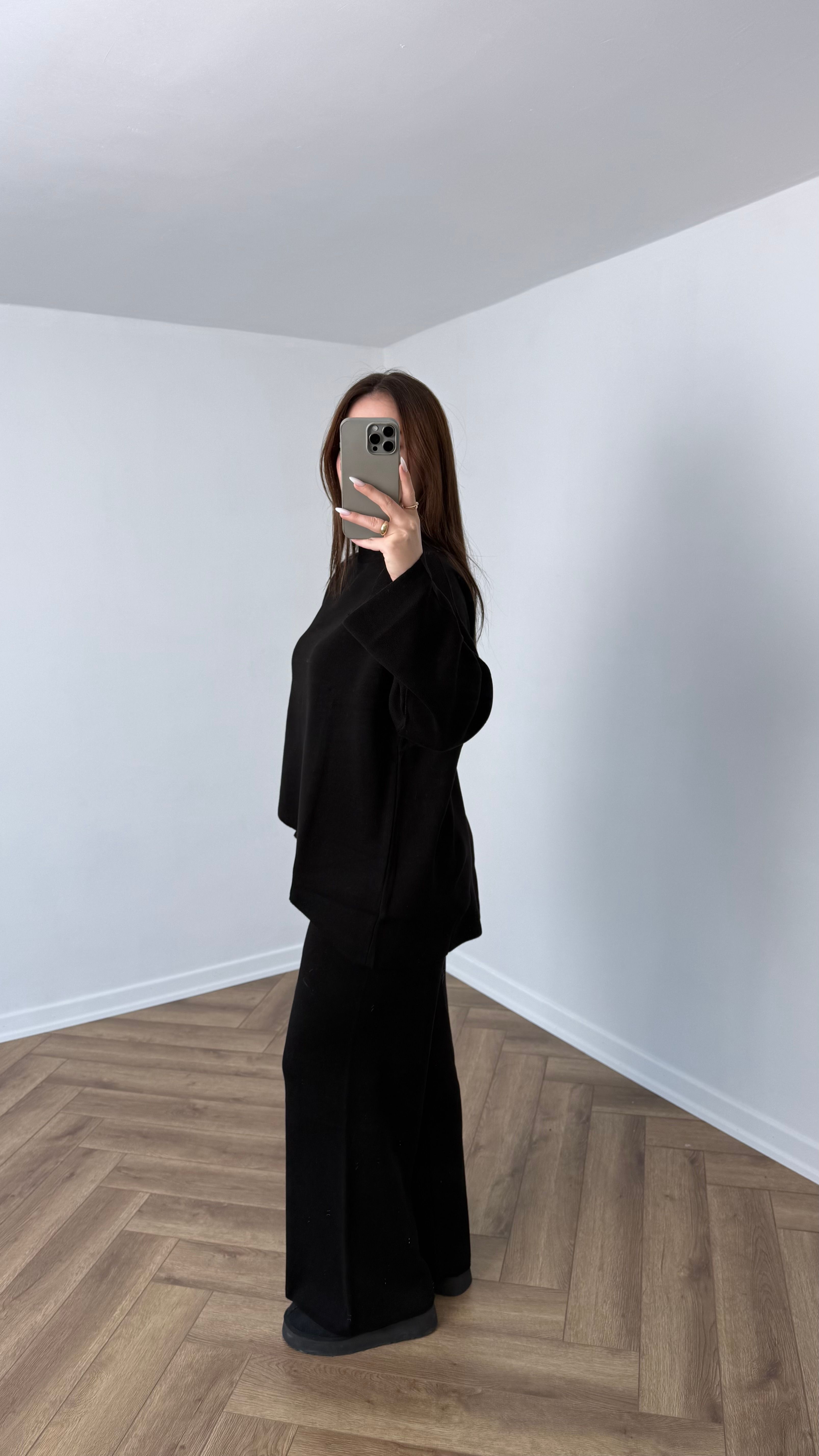 Yeni Sezon Salaş Asimetrik Triko Takım