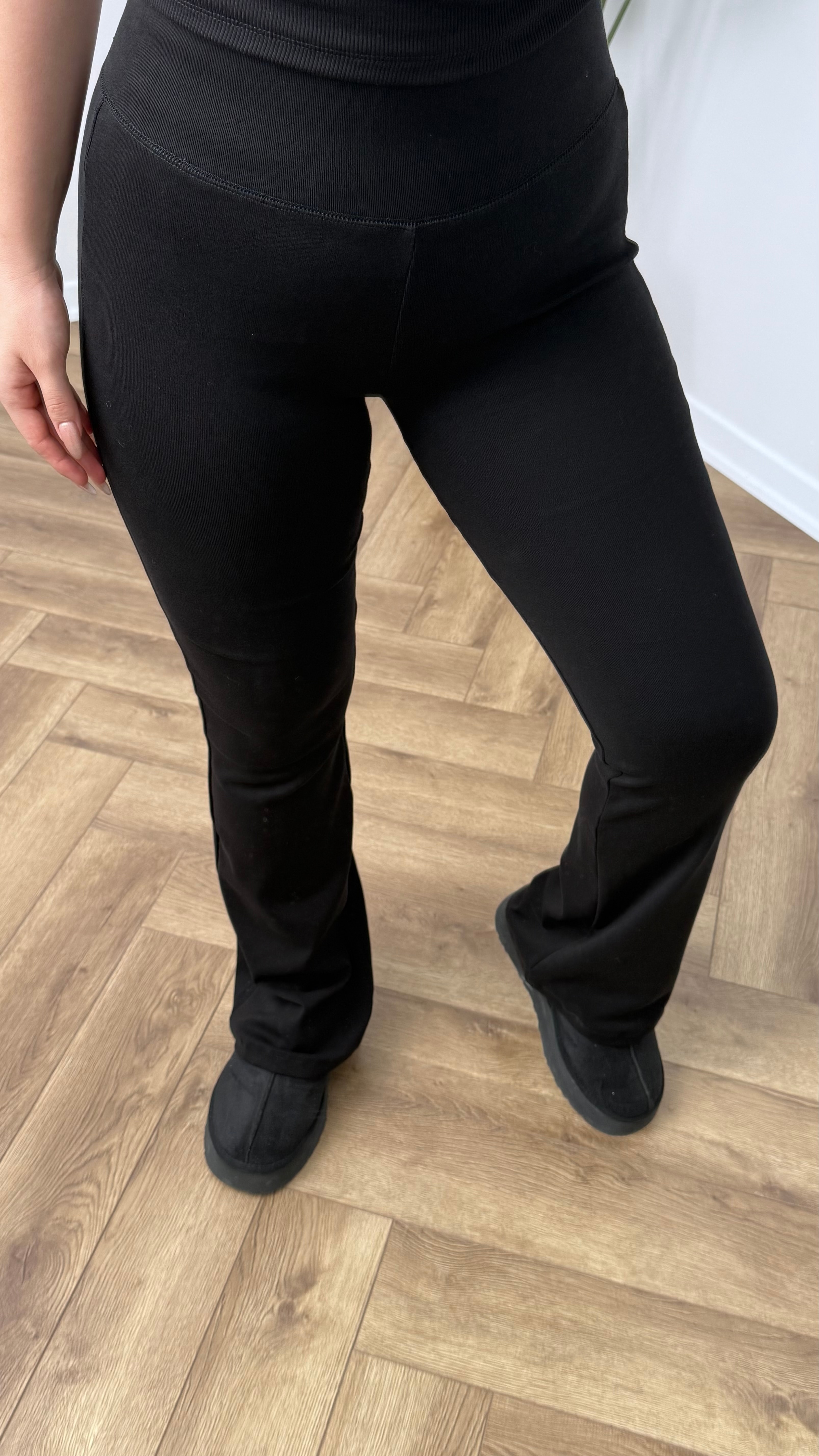Yeni Sezon Kaşkorse Kemer Tayt Pantolon - Siyah