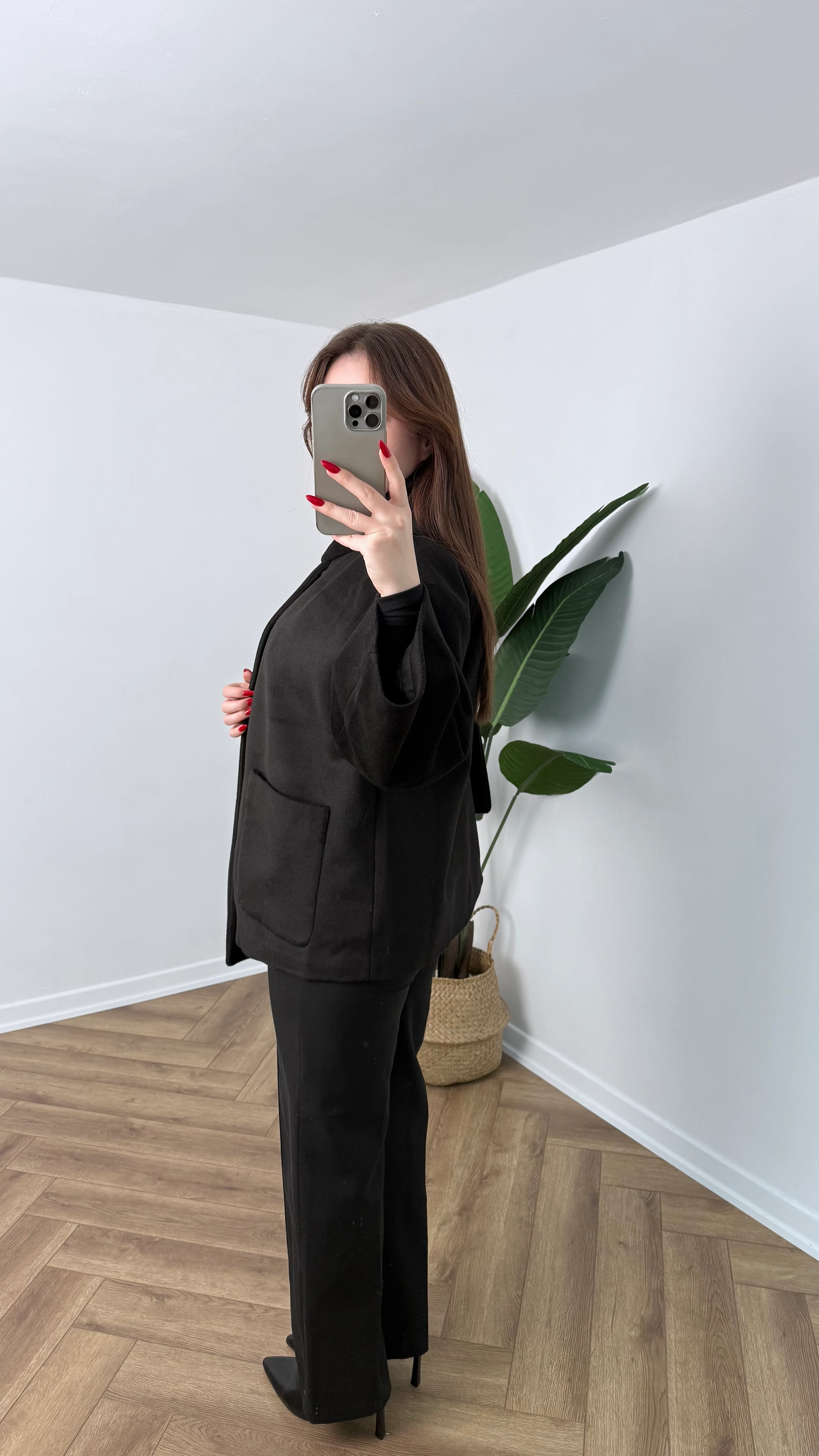 Yeni Sezon Premium Kaşe Atkılı Kaban