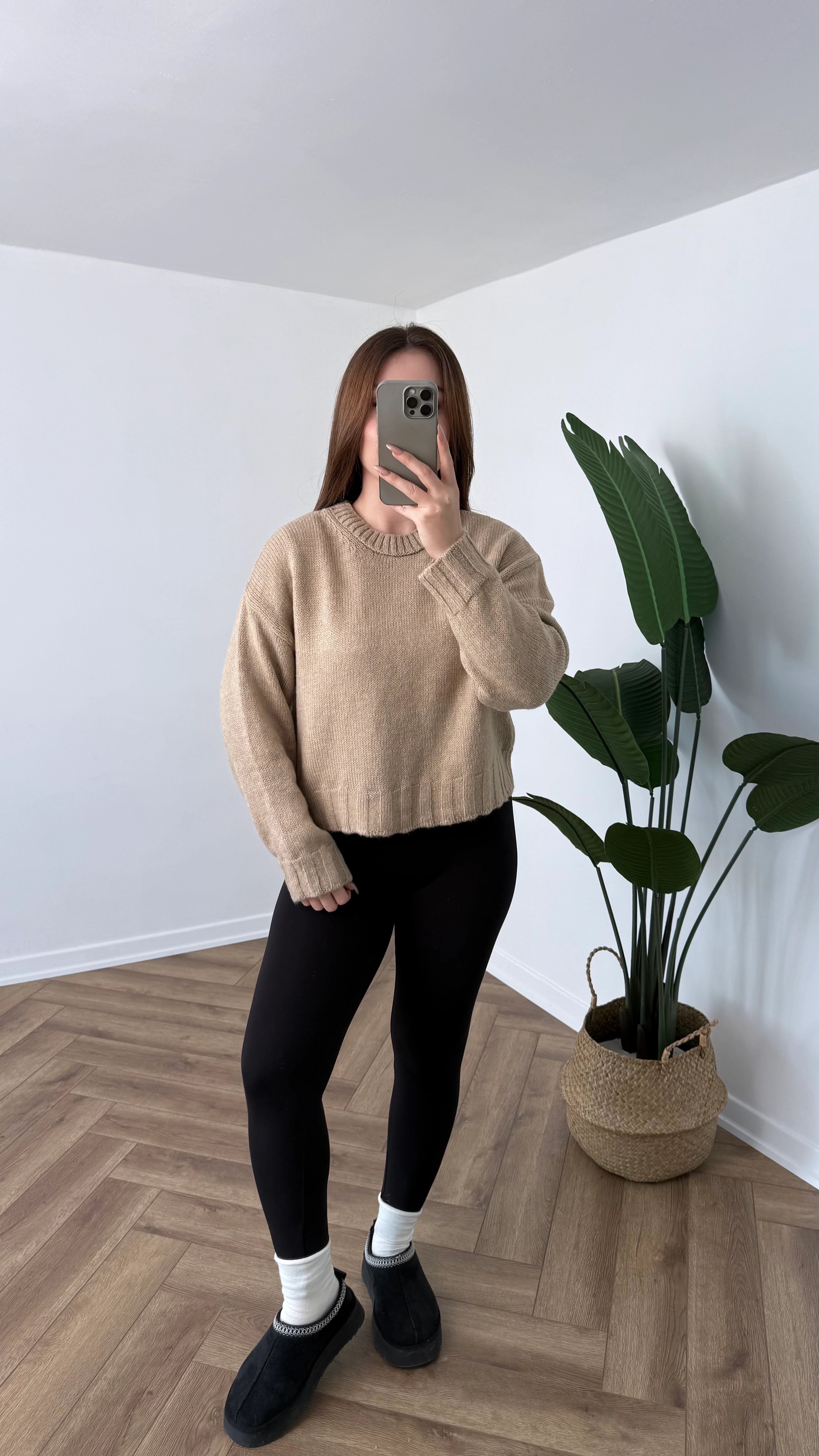 Yeni Sezon Örgü Basic Yuvarlak Yaka Kazak