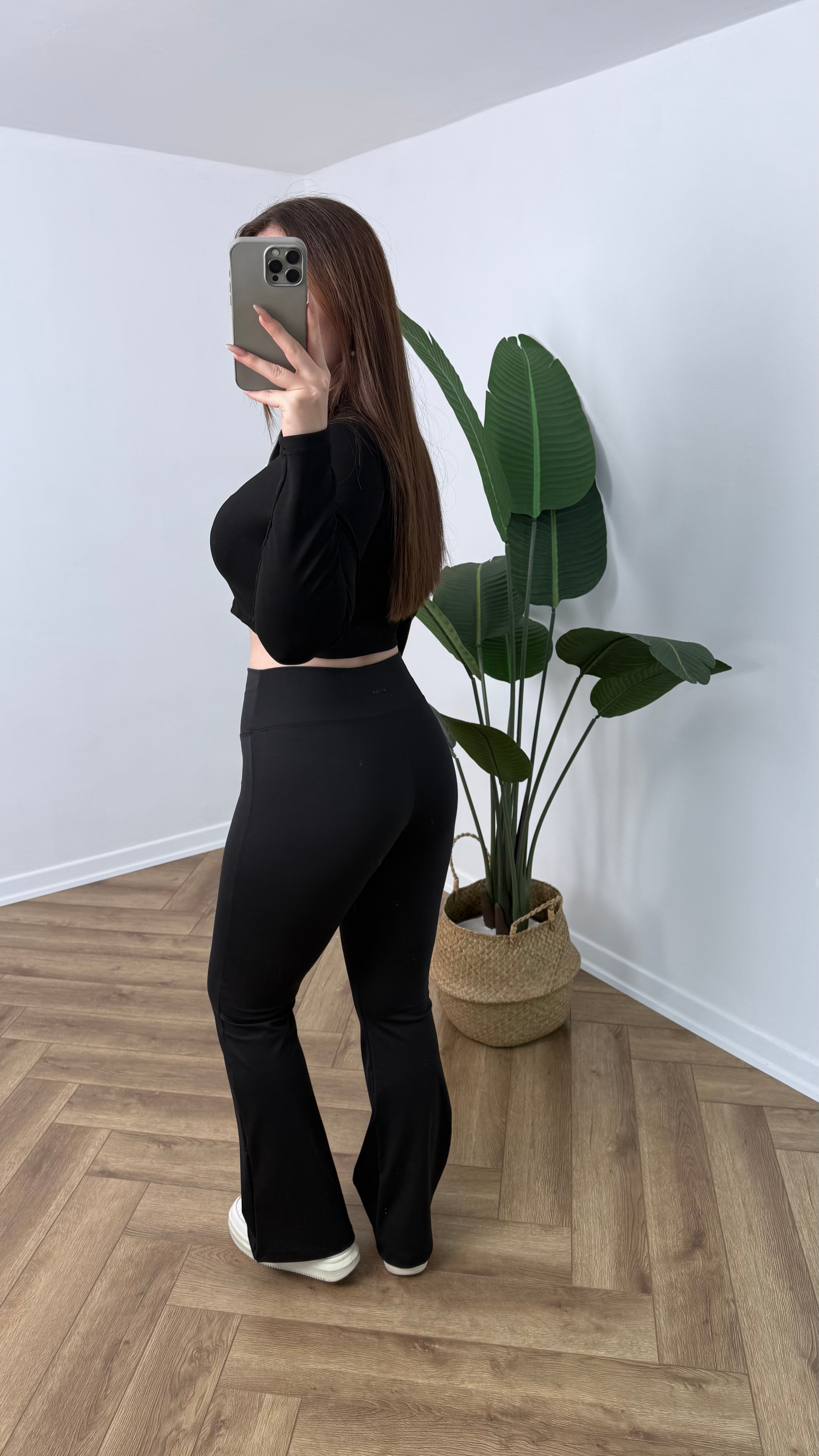 OYS Çift Fermuarlı Crop Modal Ceket