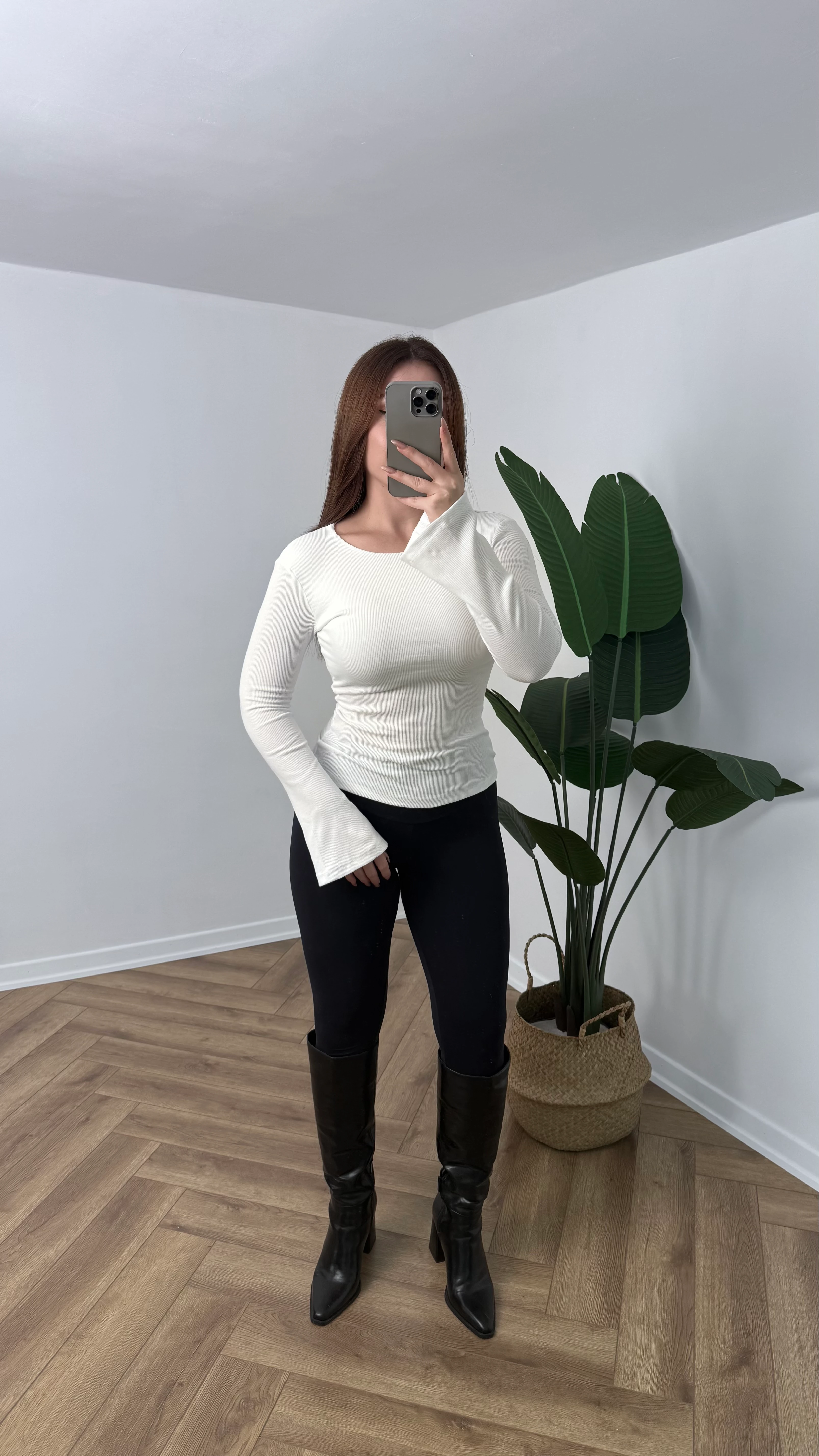 Yeni Sezon Premium Kayık Yaka Fitilli Tam Bel Boy Body