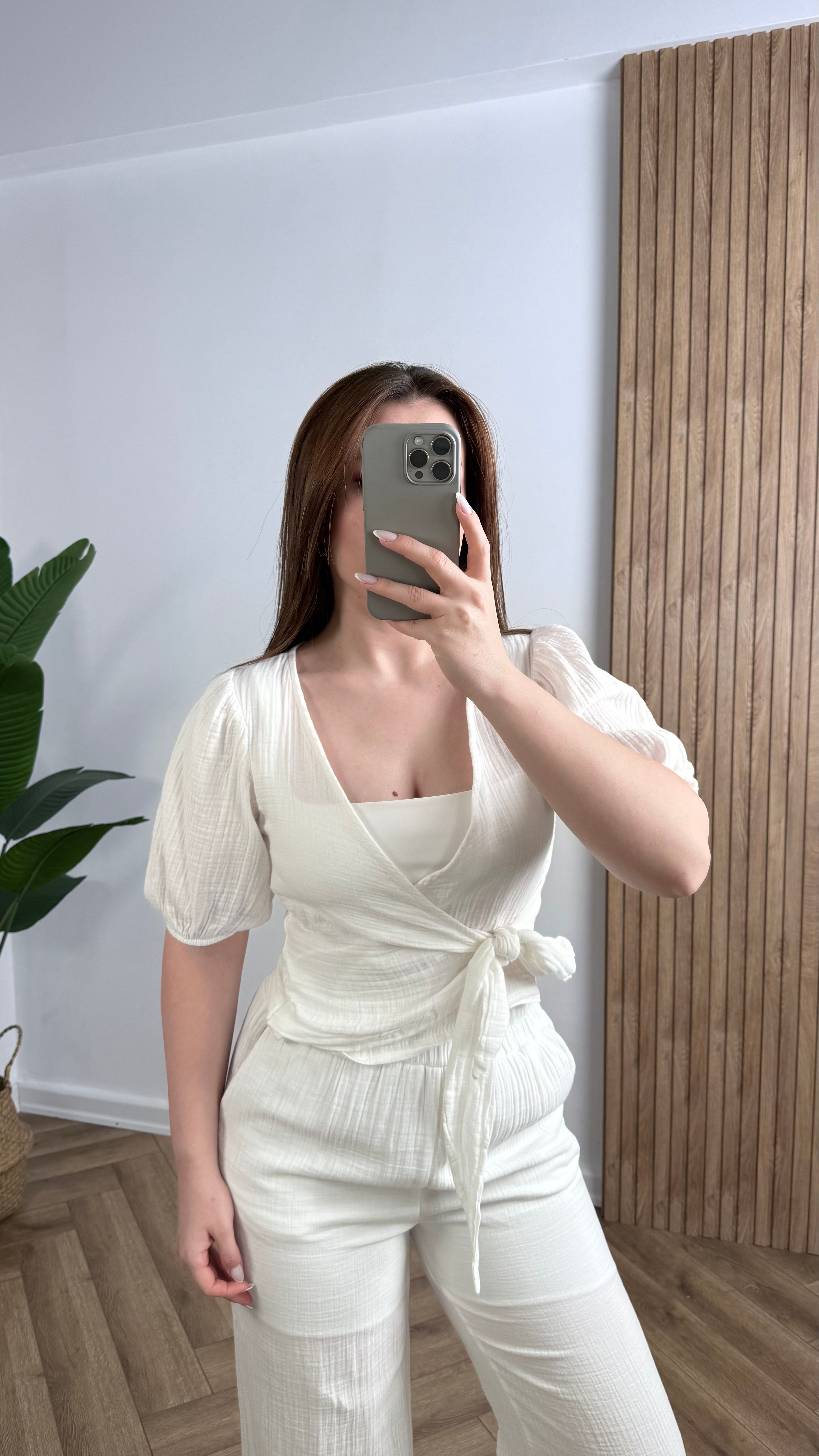 Yeni Sezon Çarpraz Bağlamalı Bluz