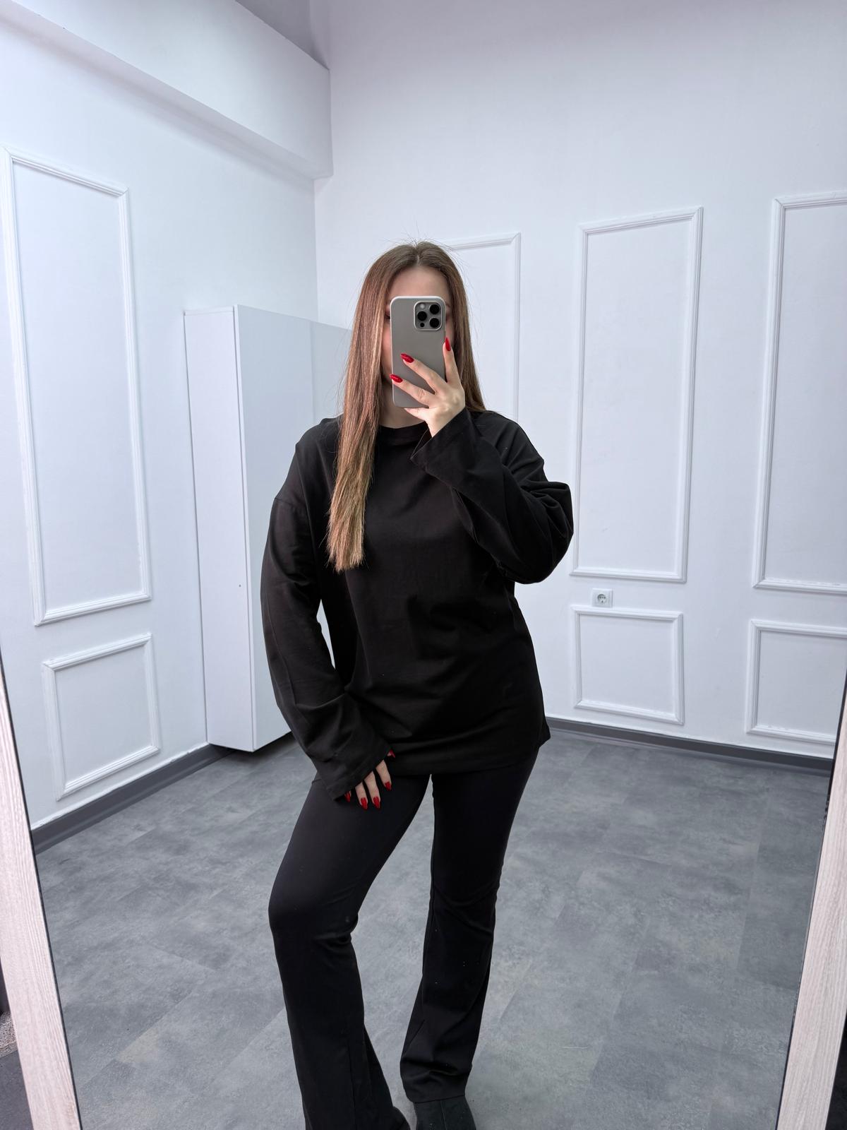 M.Dutti Oversize Pamuk Uzun Kollu Bluz