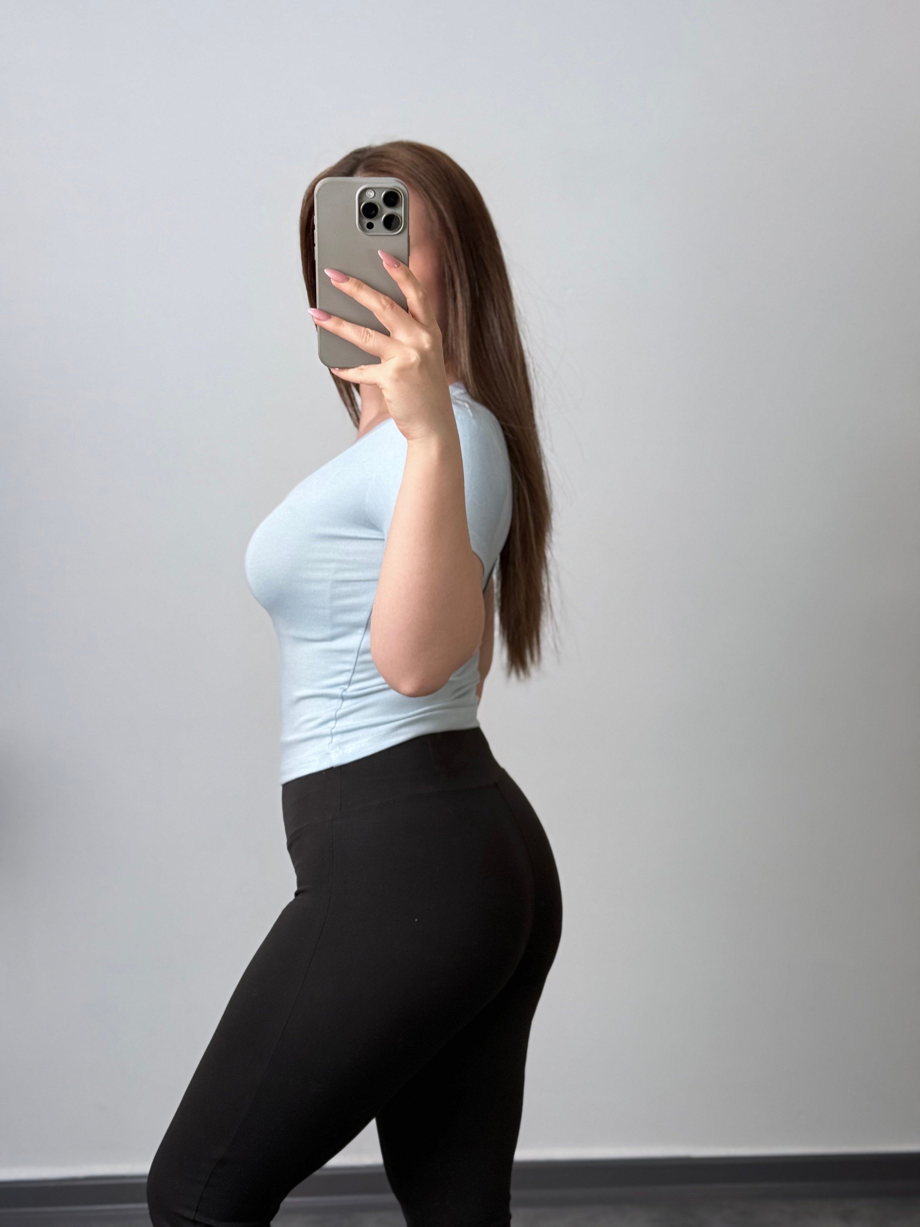 OYS V Yaka Orta Bel Kısa Kollu Body