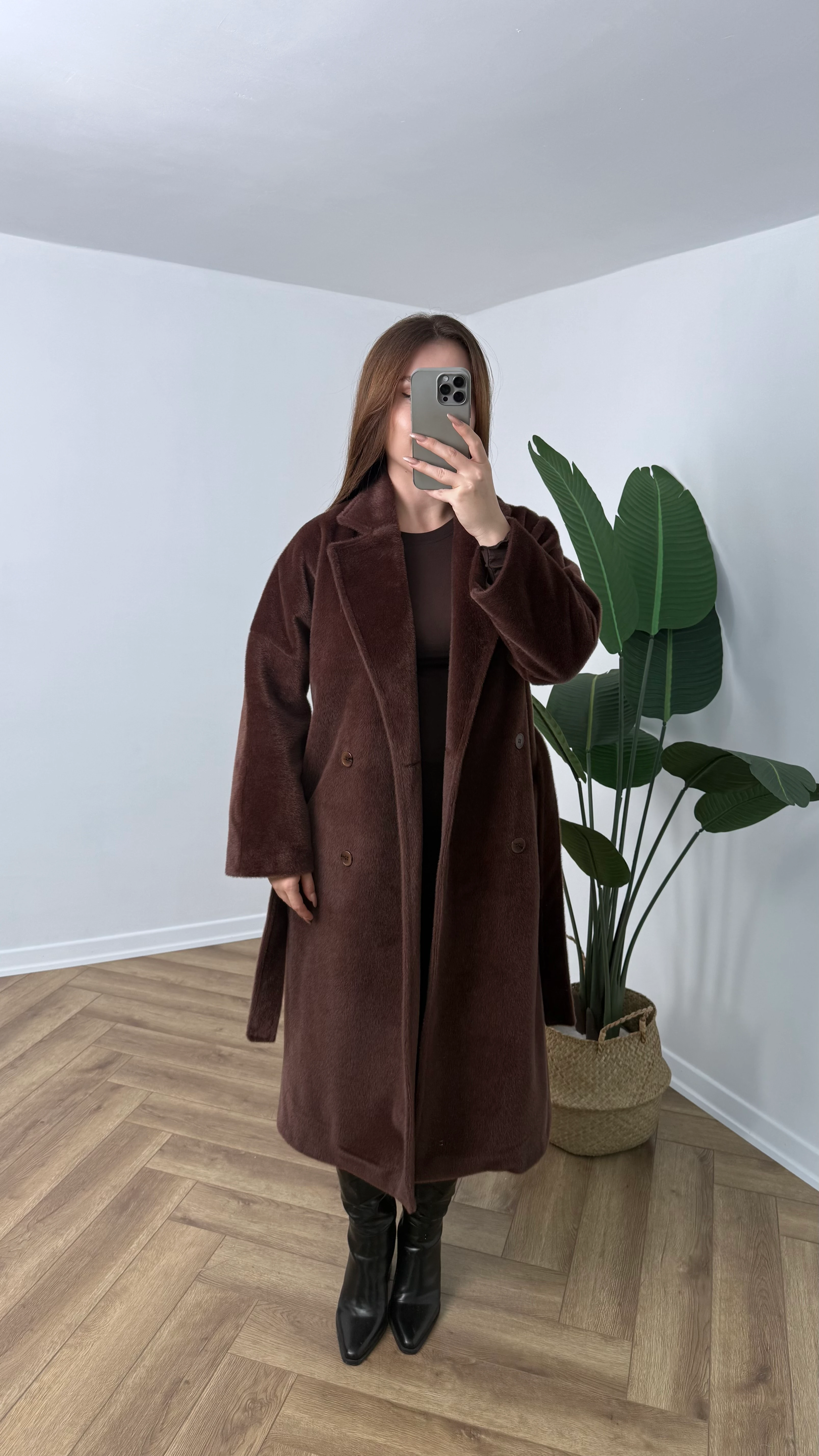 Yeni Sezon Premium Astarlı Dokulu Kaban