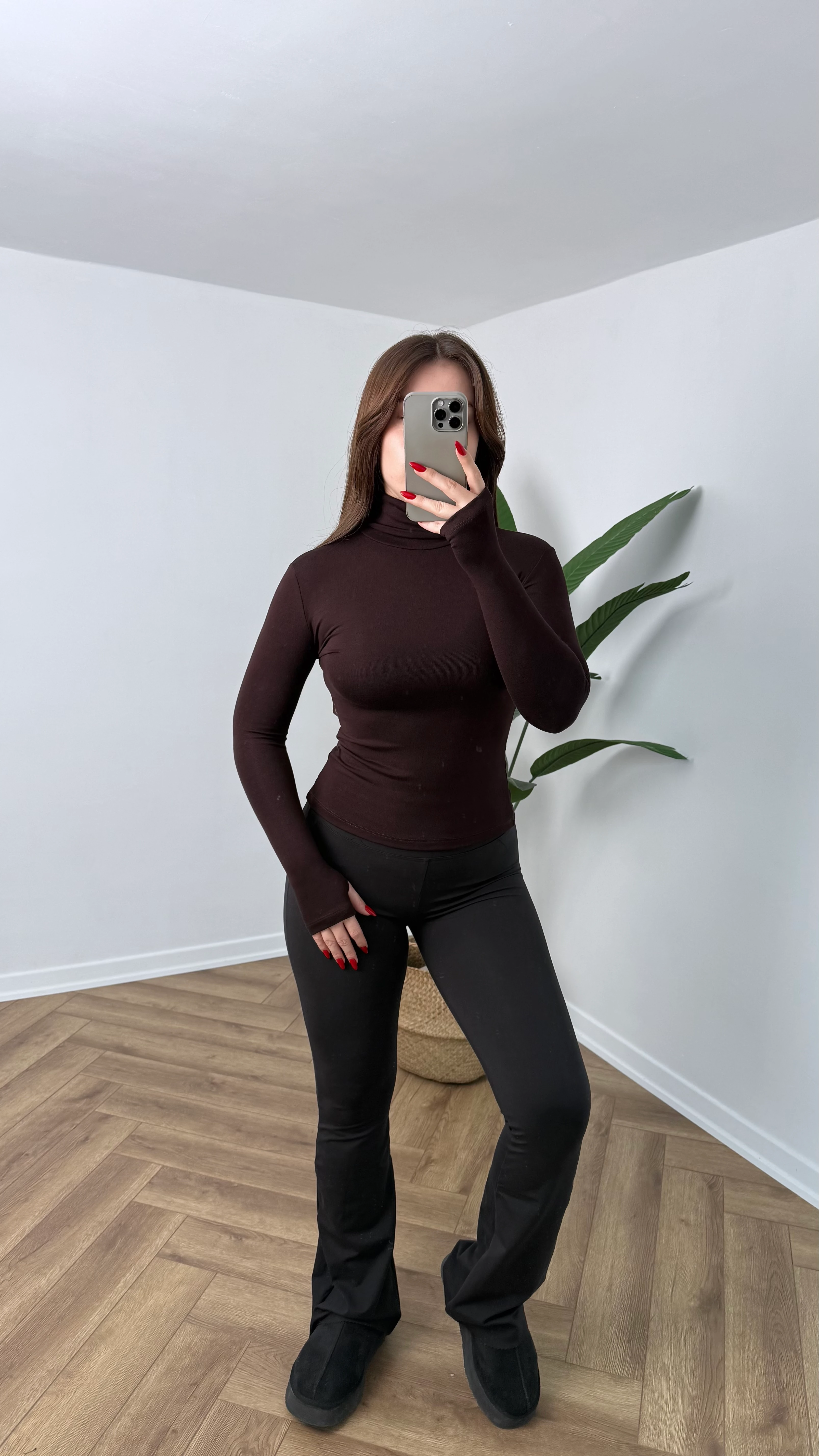 Yeni Sezon OYS Balıkçı Yaka Parmak Geçmeli Body