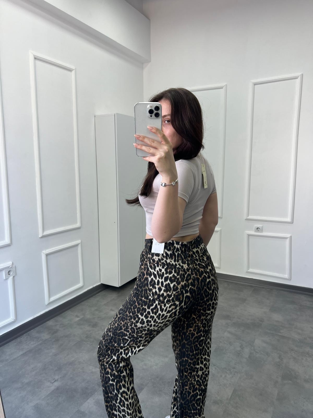 OYS Pamuk Penye Gül Kurusu Kısa Kollu Crop Body