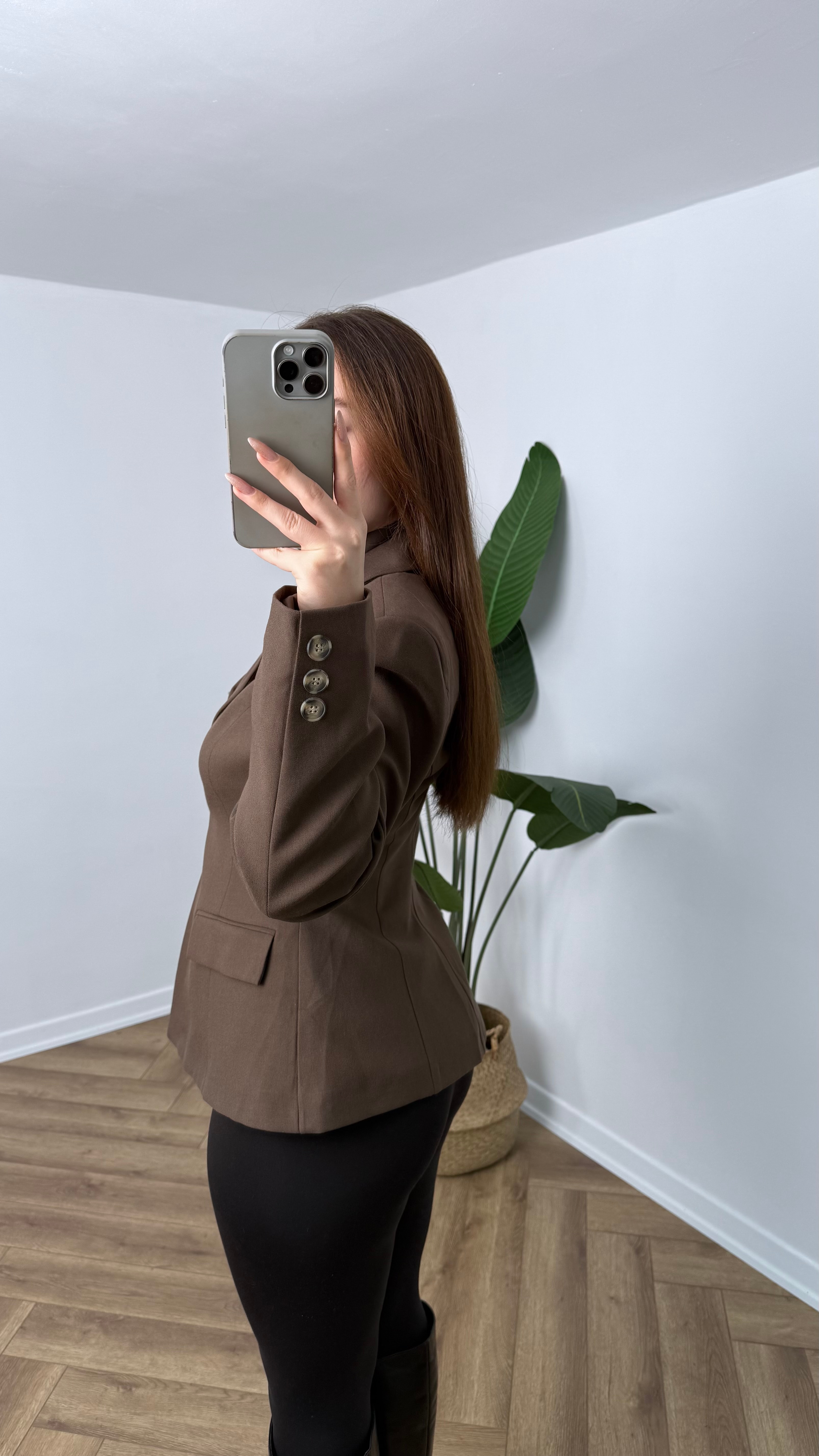 Yeni Sezon Premium Boyun Detaylı Blazer Ceket