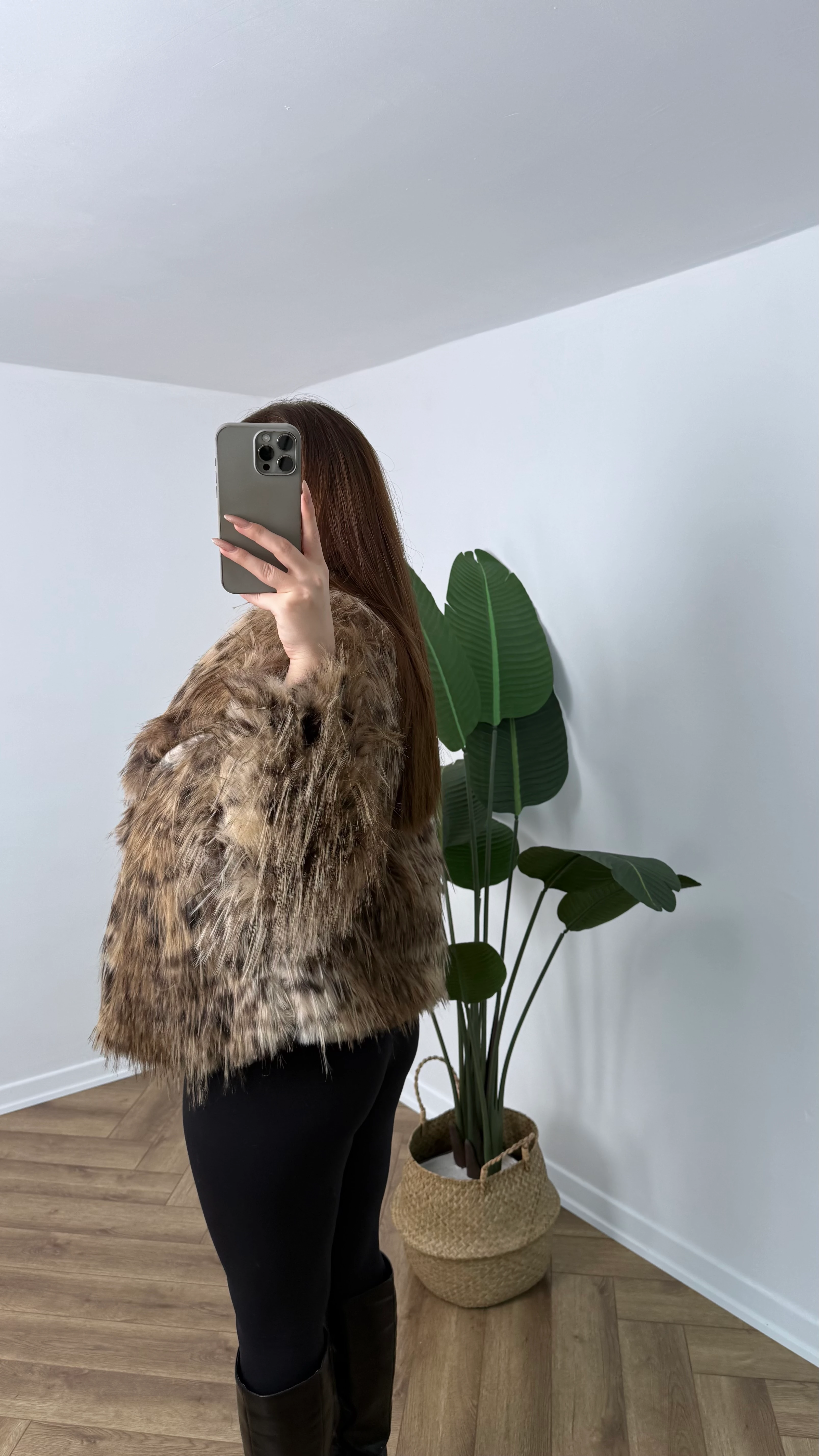 Yeni Sezon Premium İthal Desenli Astarlı Kürk