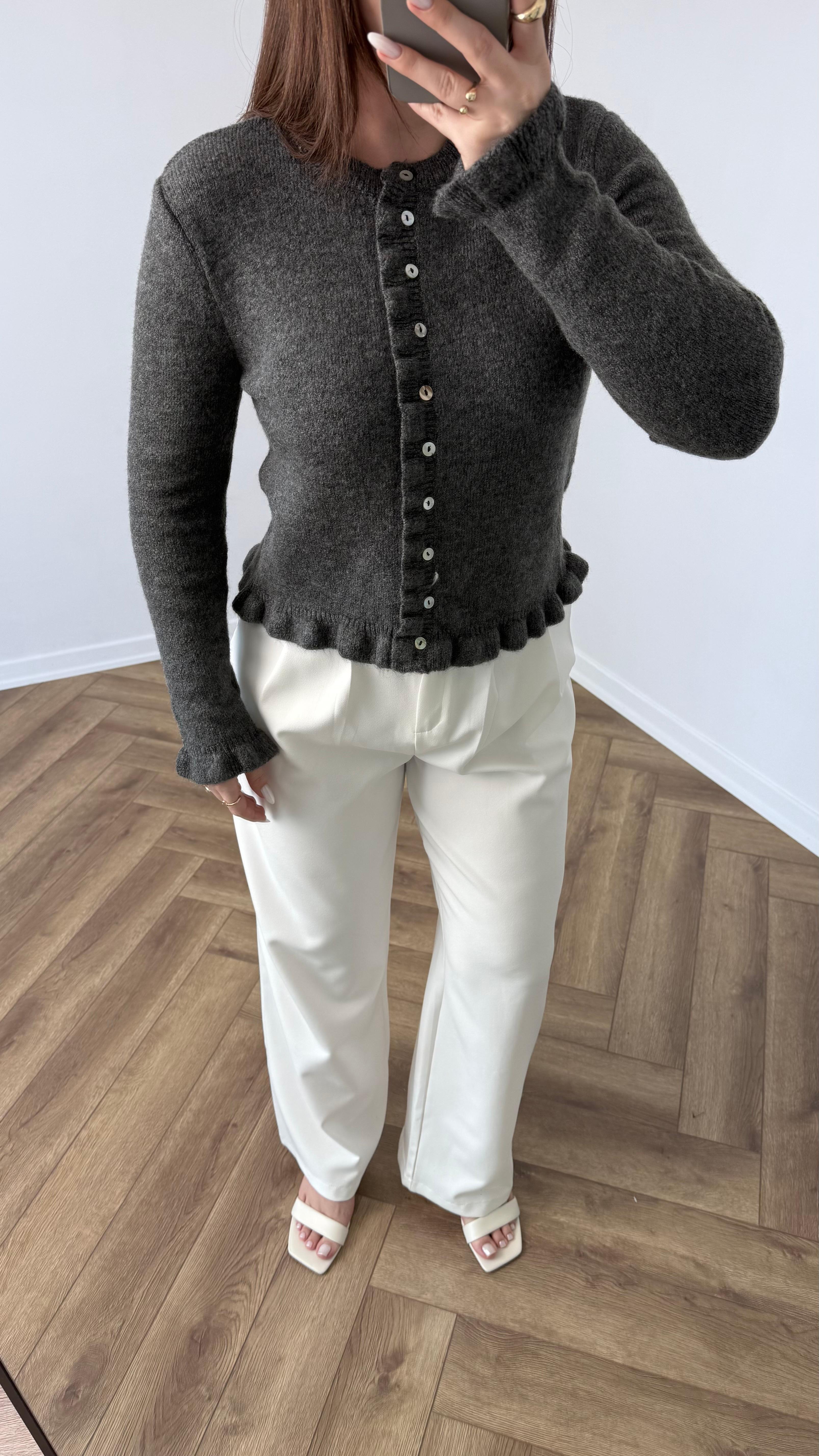 Yeni Sezon Zara Model Volanlı Hırka