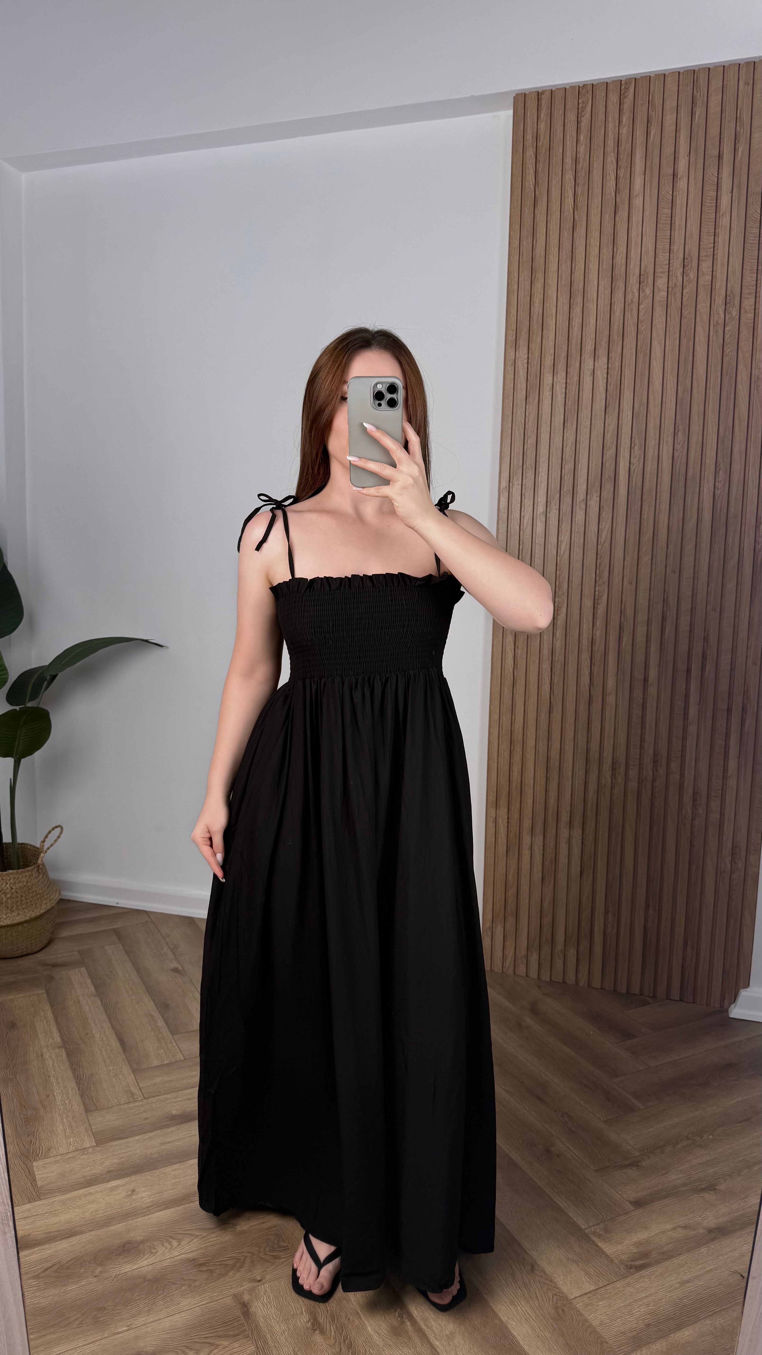 Yeni Sezon Premium Askılı Elbise