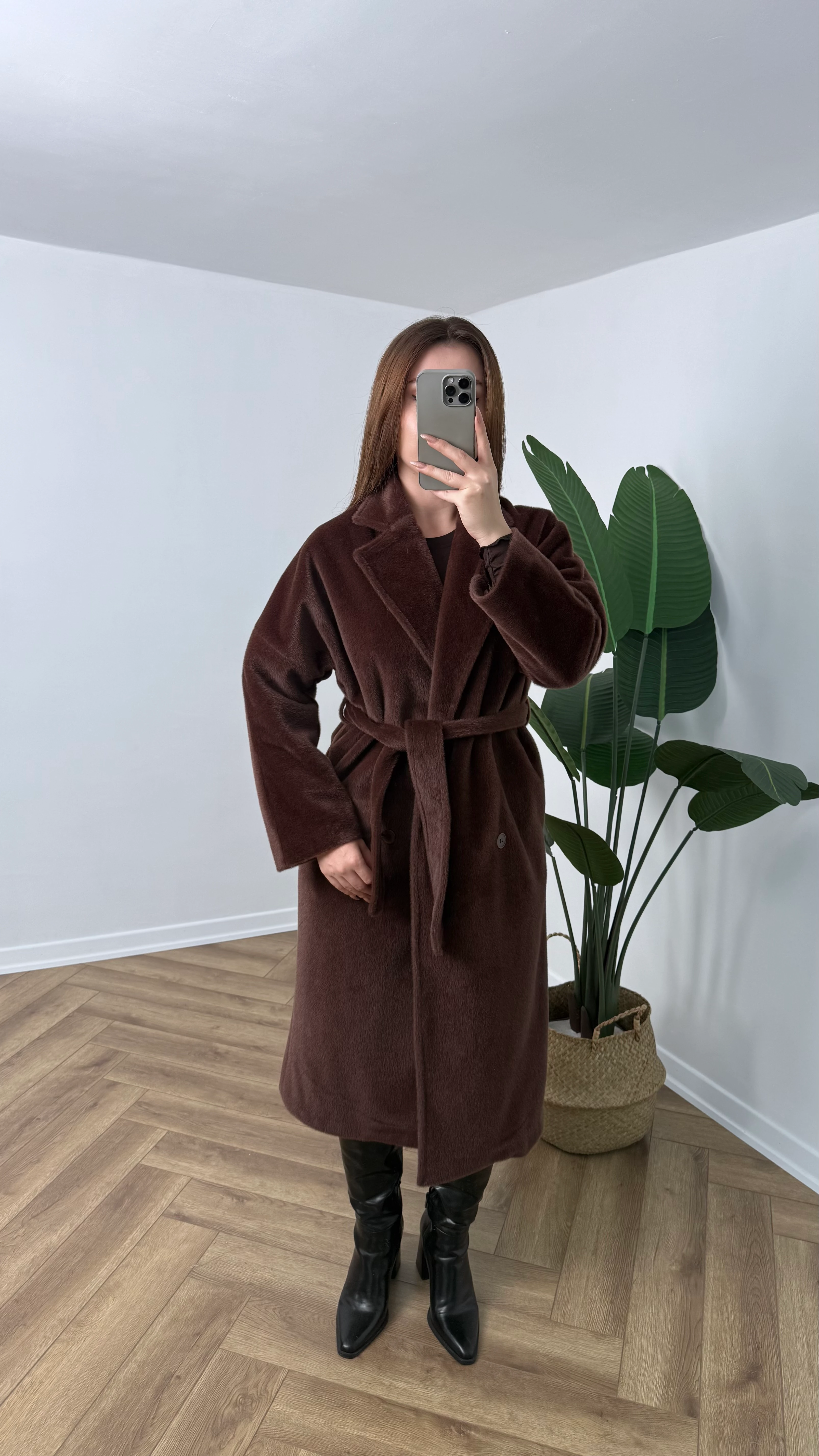 Yeni Sezon Premium Astarlı Dokulu Kaban