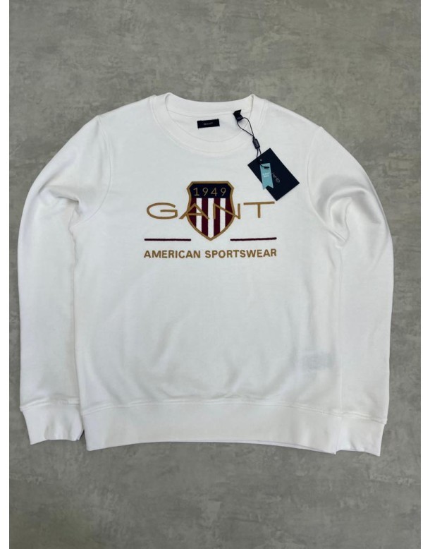 SportsWear Mid Icon Full Nakış Cream Sweatshirt