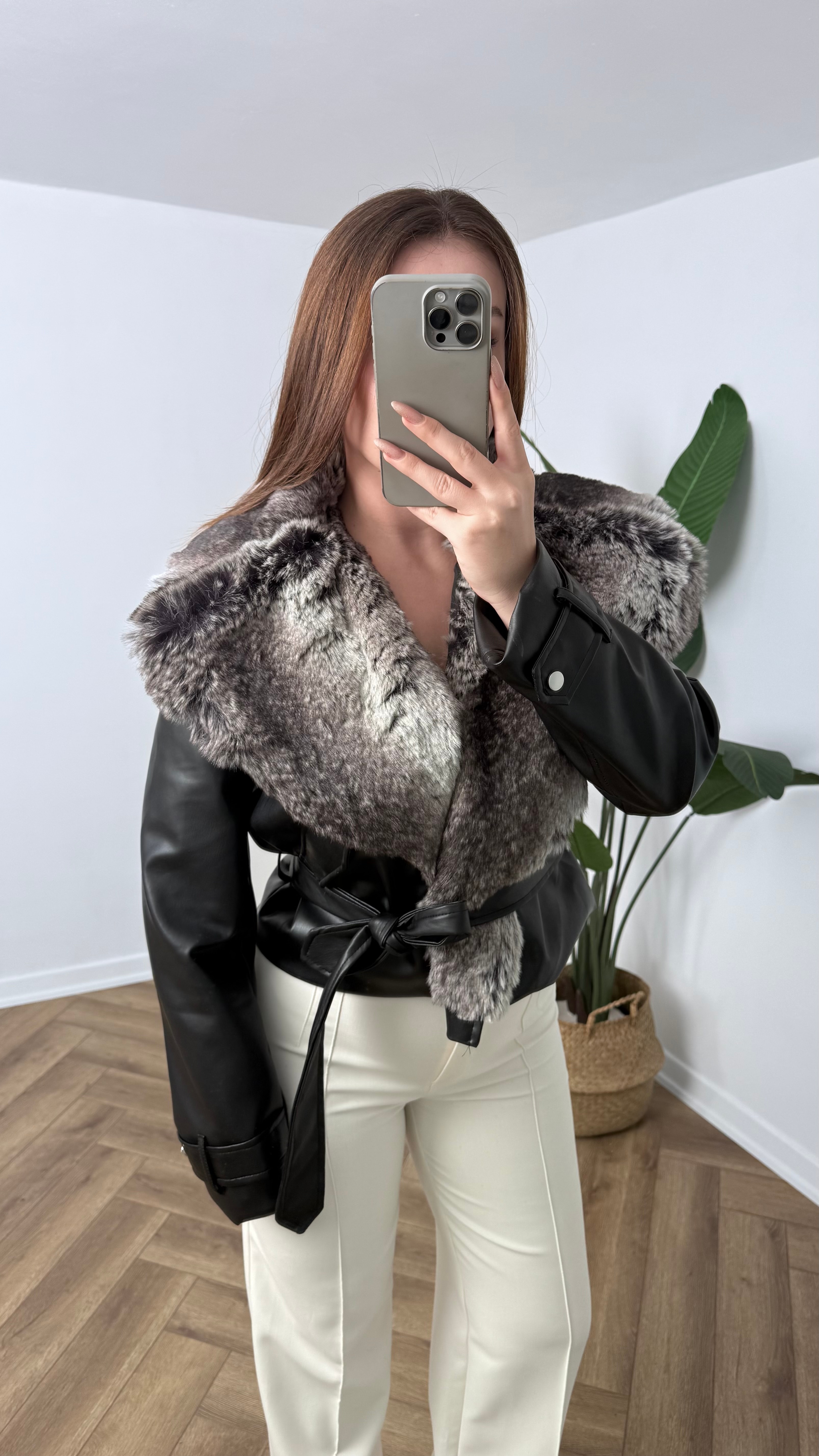 Yeni Sezon Premium Deri Astarlı Kürk Ceket