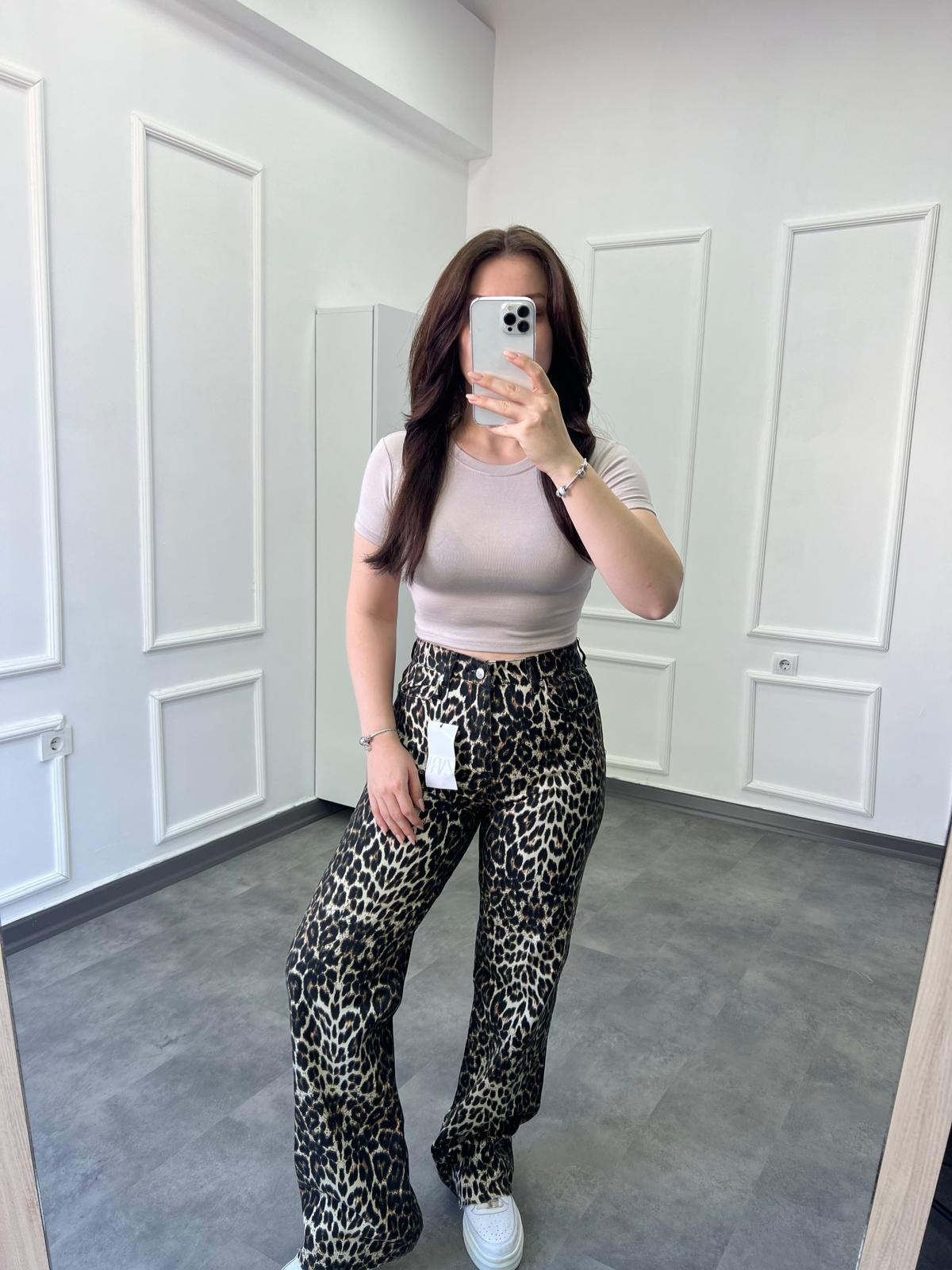 OYS Pamuk Penye Gül Kurusu Kısa Kollu Crop Body