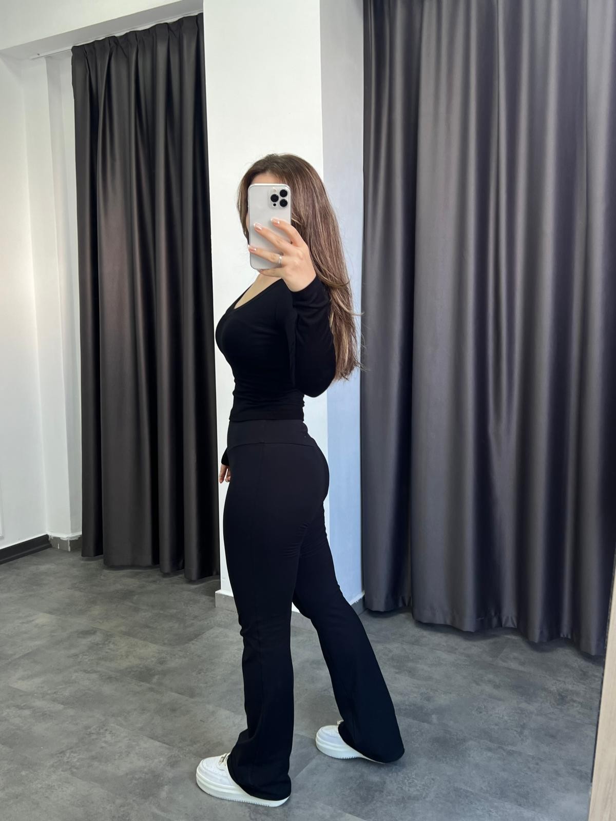 OYS Modal Pamuk Uzun Kollu V Yaka Body