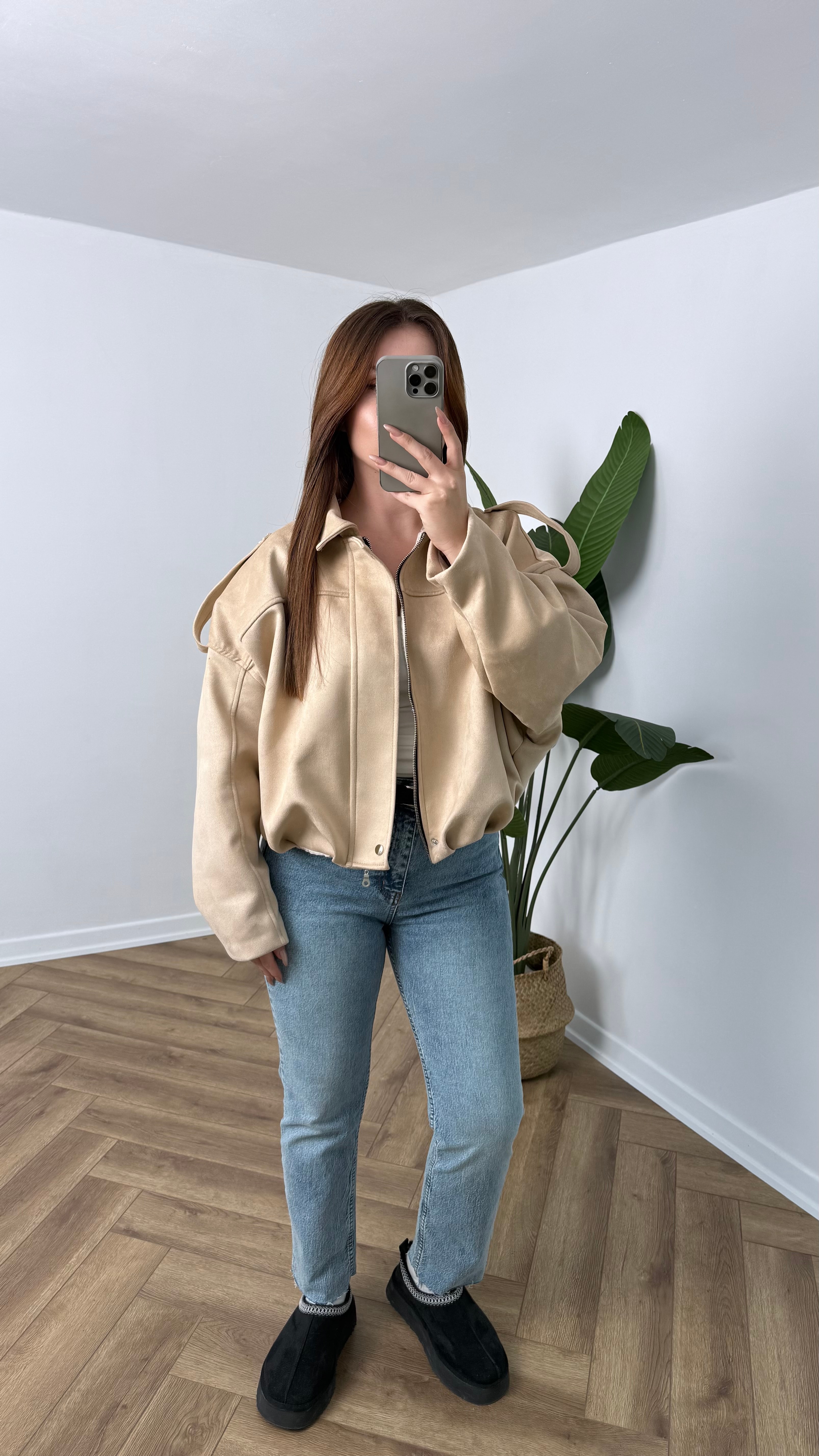 Yeni Sezon Premium Süet Astarlı Bomber Ceket