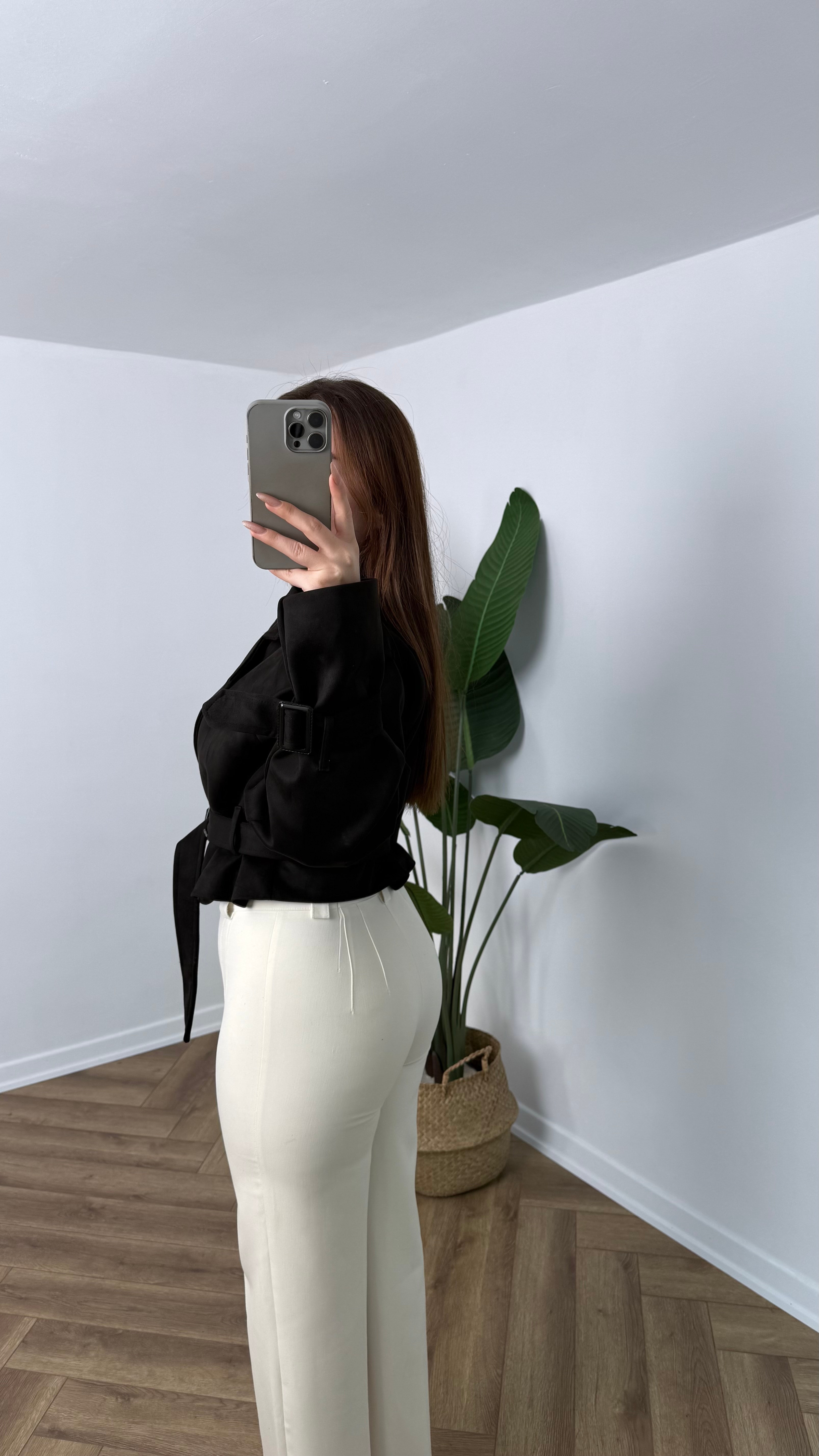Yeni Sezon Premium Yakalı Kemerli Süet Ceket