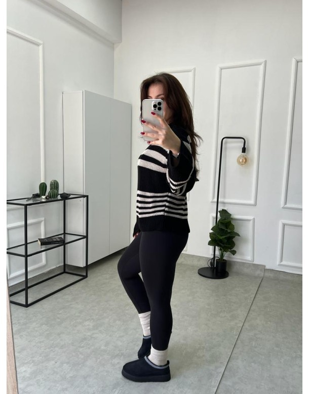 Muadil Pinterest Siyah Kazak