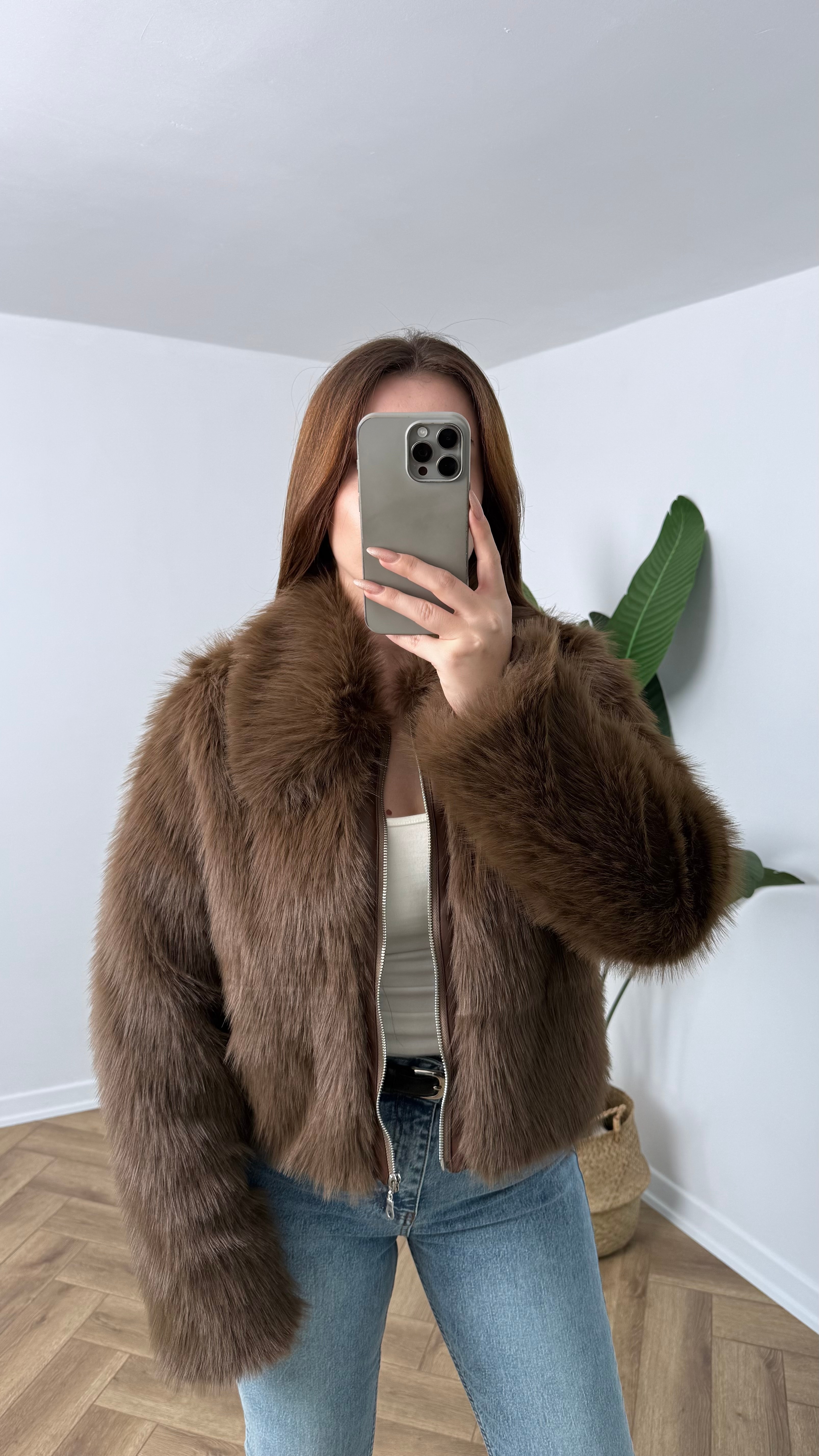 Yeni Sezon Premium Tam Boy Fermuarlı Astarlı Kürk