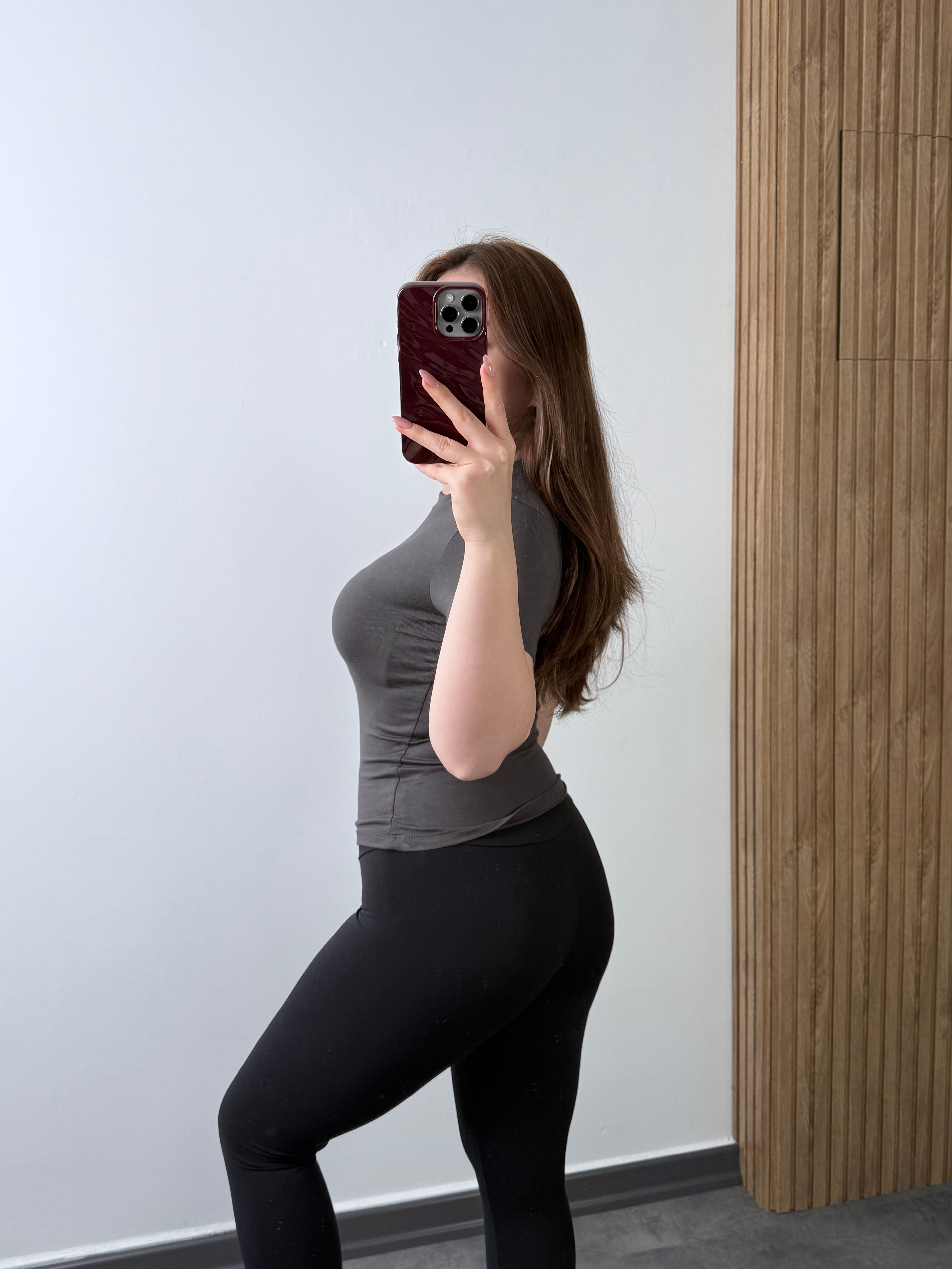 OYS Yuvarlak Yaka Tam Bel Buzzy Kısa Kollu Body