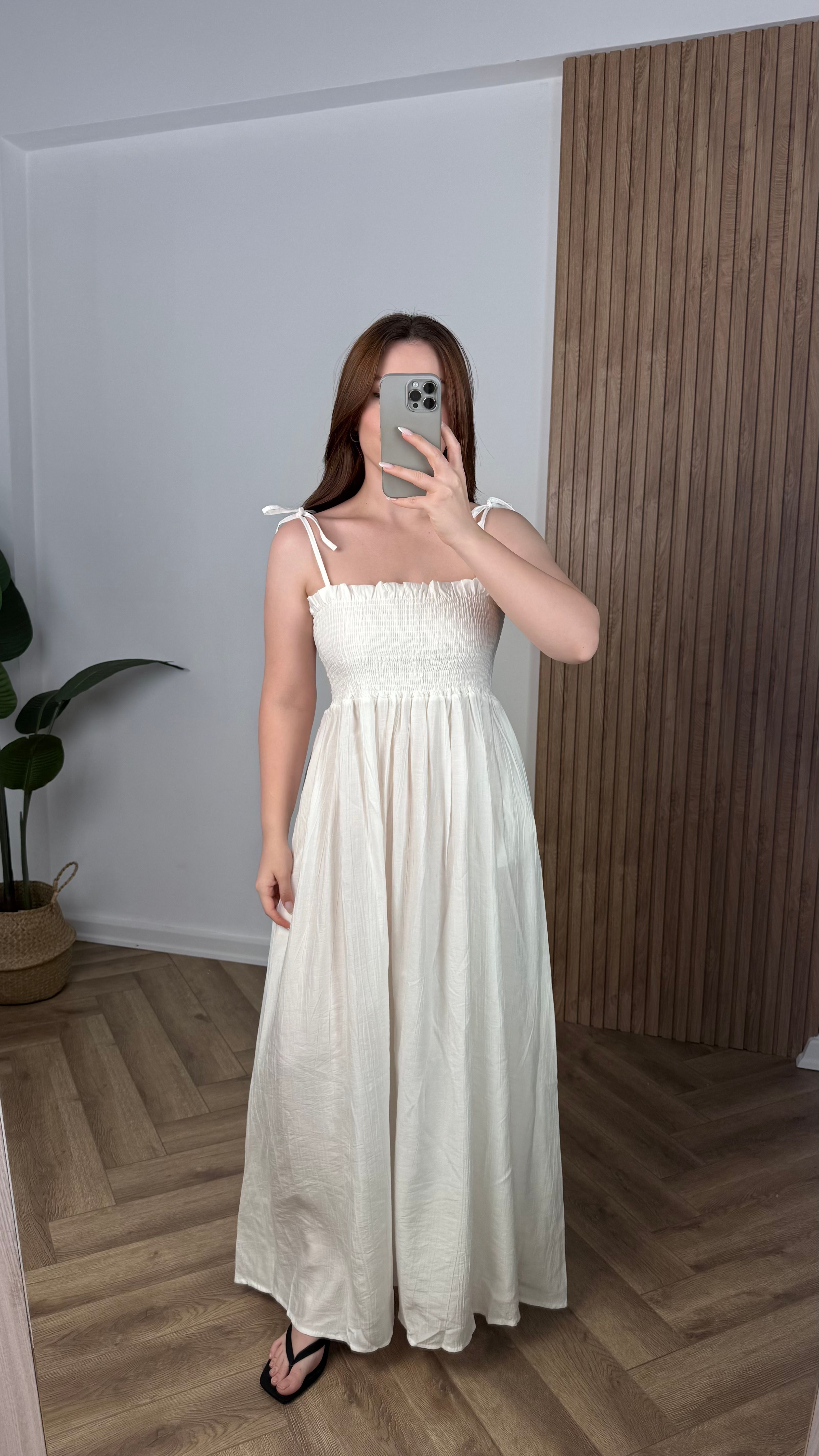 Yeni Sezon Premium Askılı Elbise