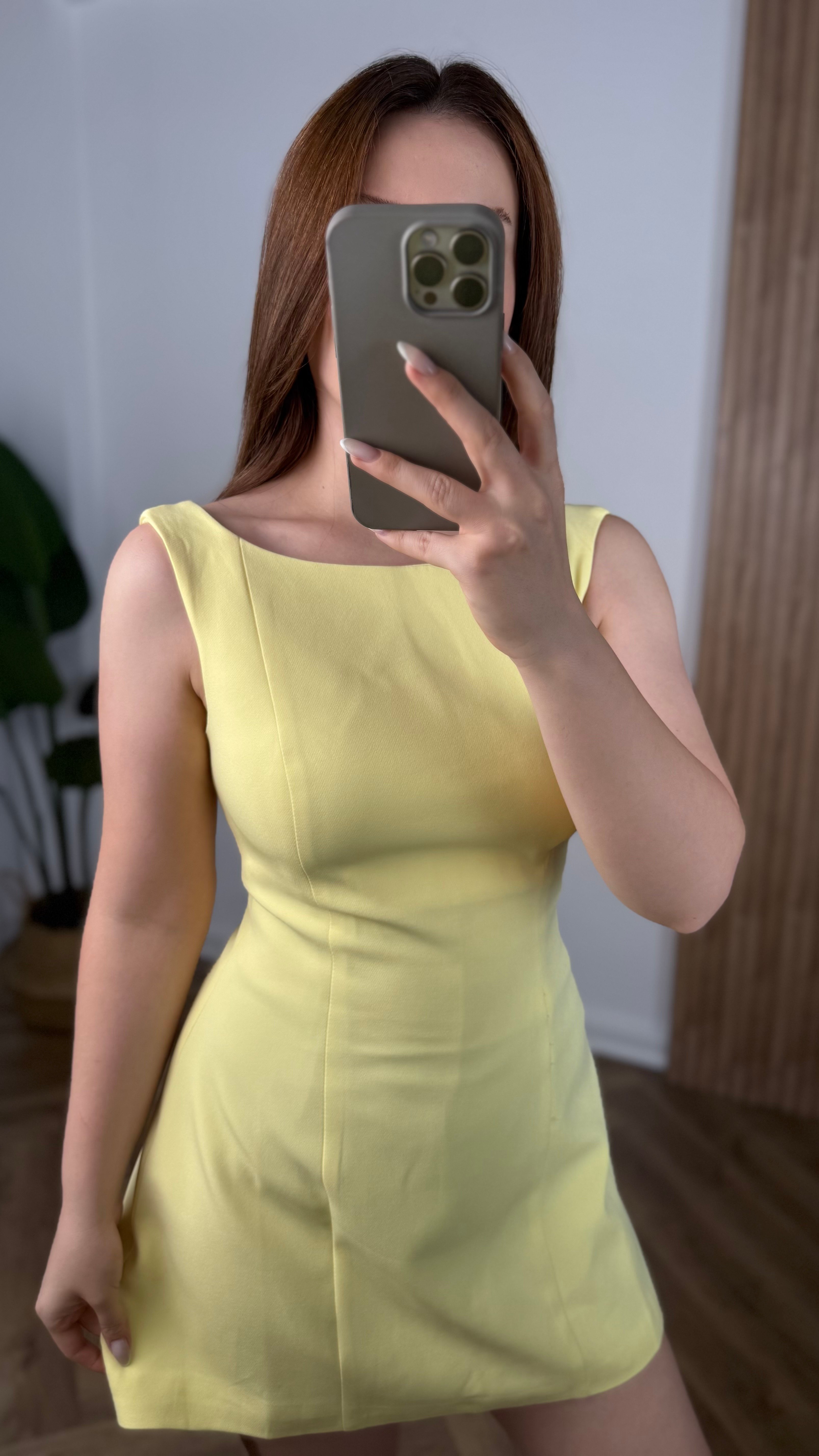 Yeni Sezon Kayık Yaka Mini Çan Elbise
