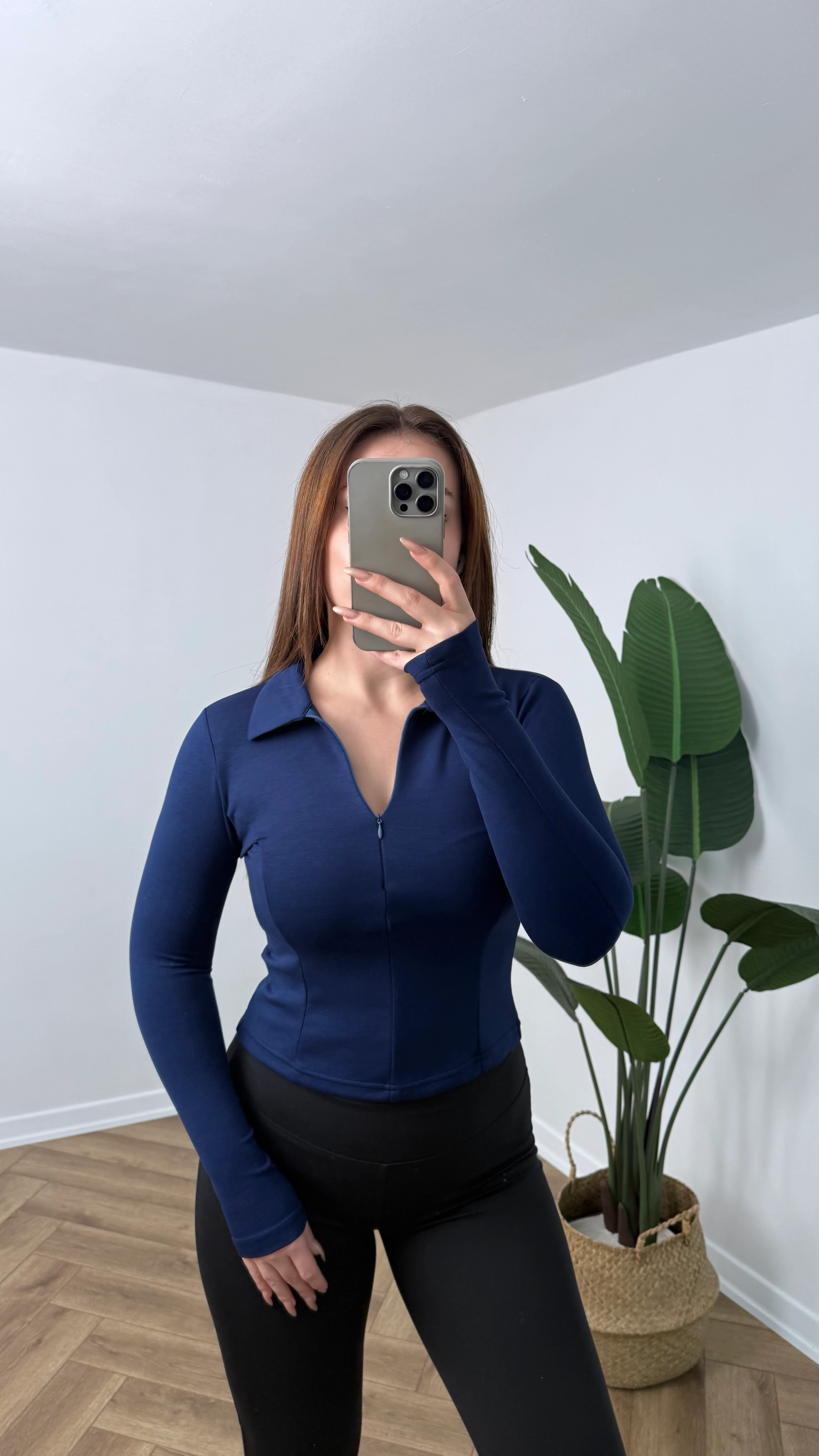 Yeni Sezon Polo Yaka Gizli Fermuarlı OYS Sweat