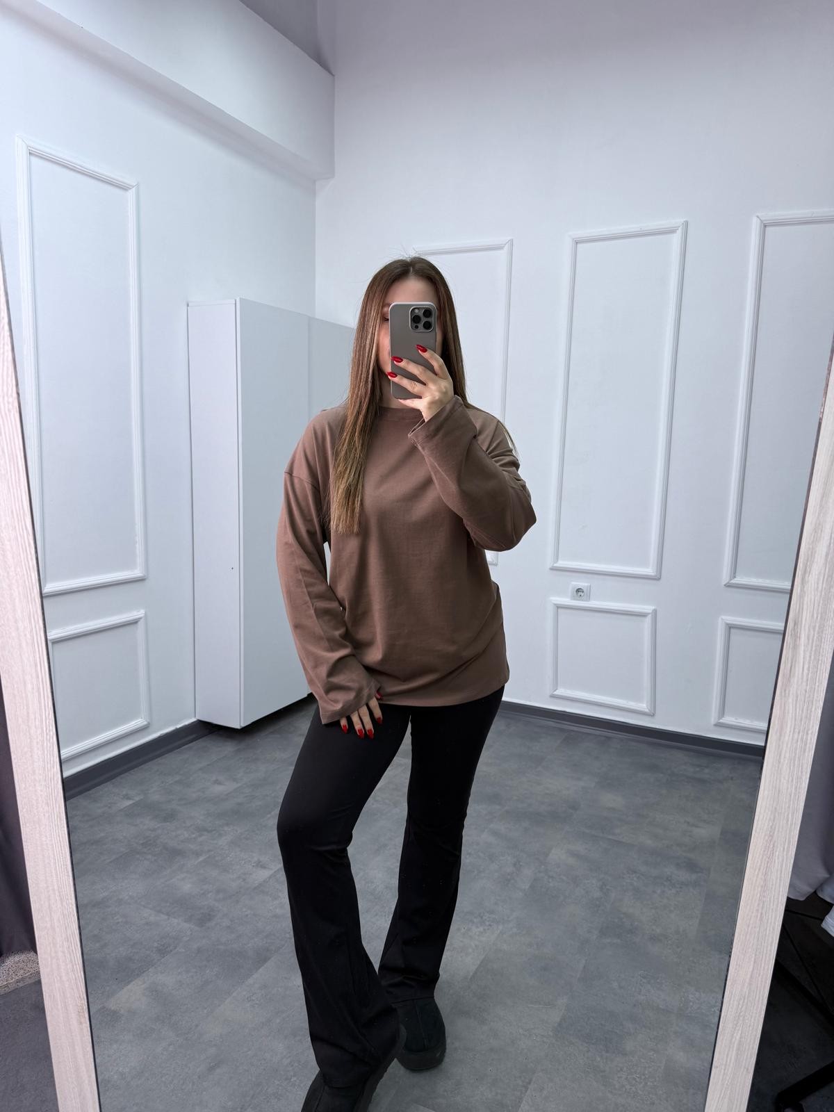 M.Dutti Oversize Pamuk Uzun Kollu Bluz
