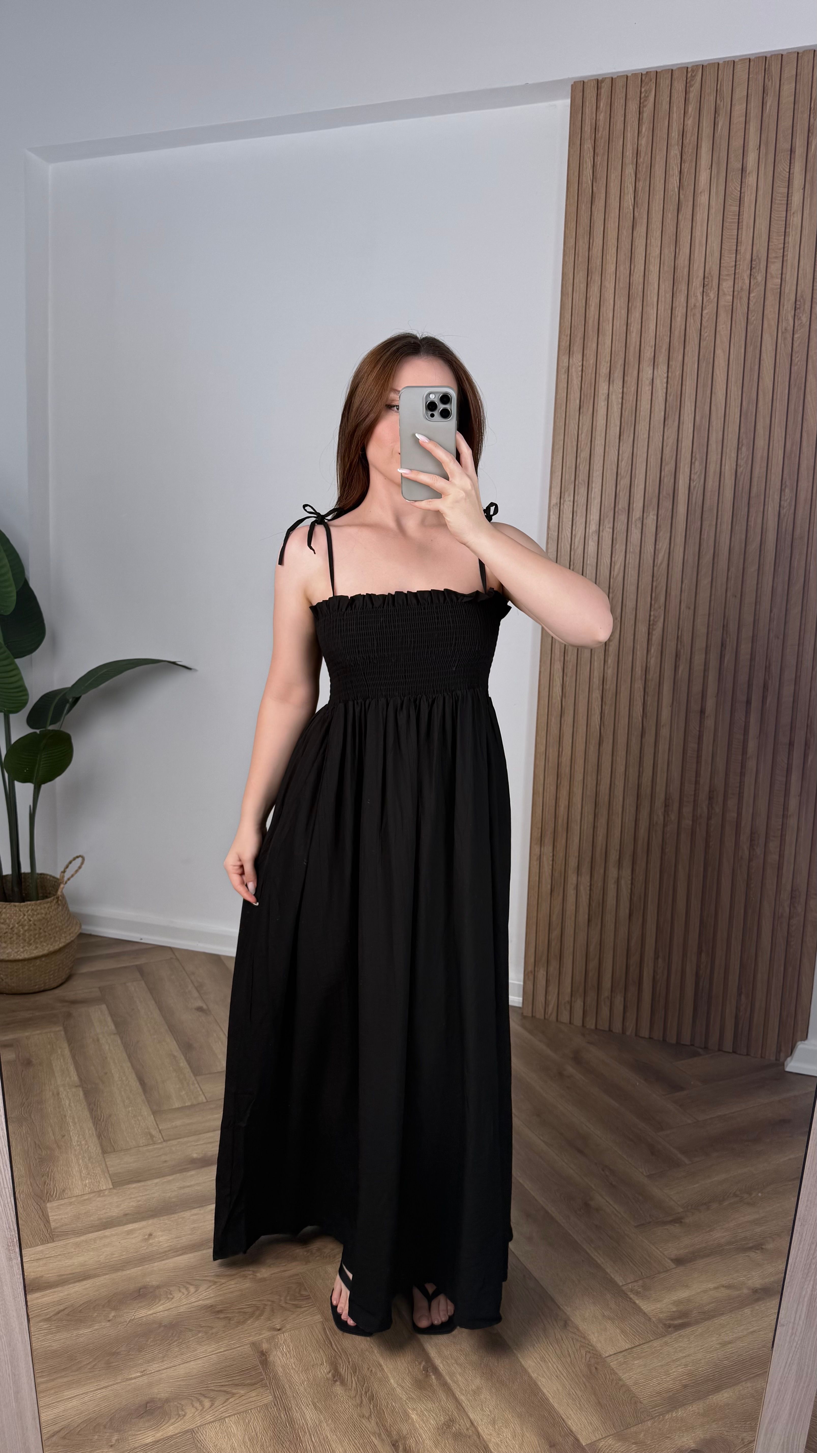Yeni Sezon Premium Askılı Elbise