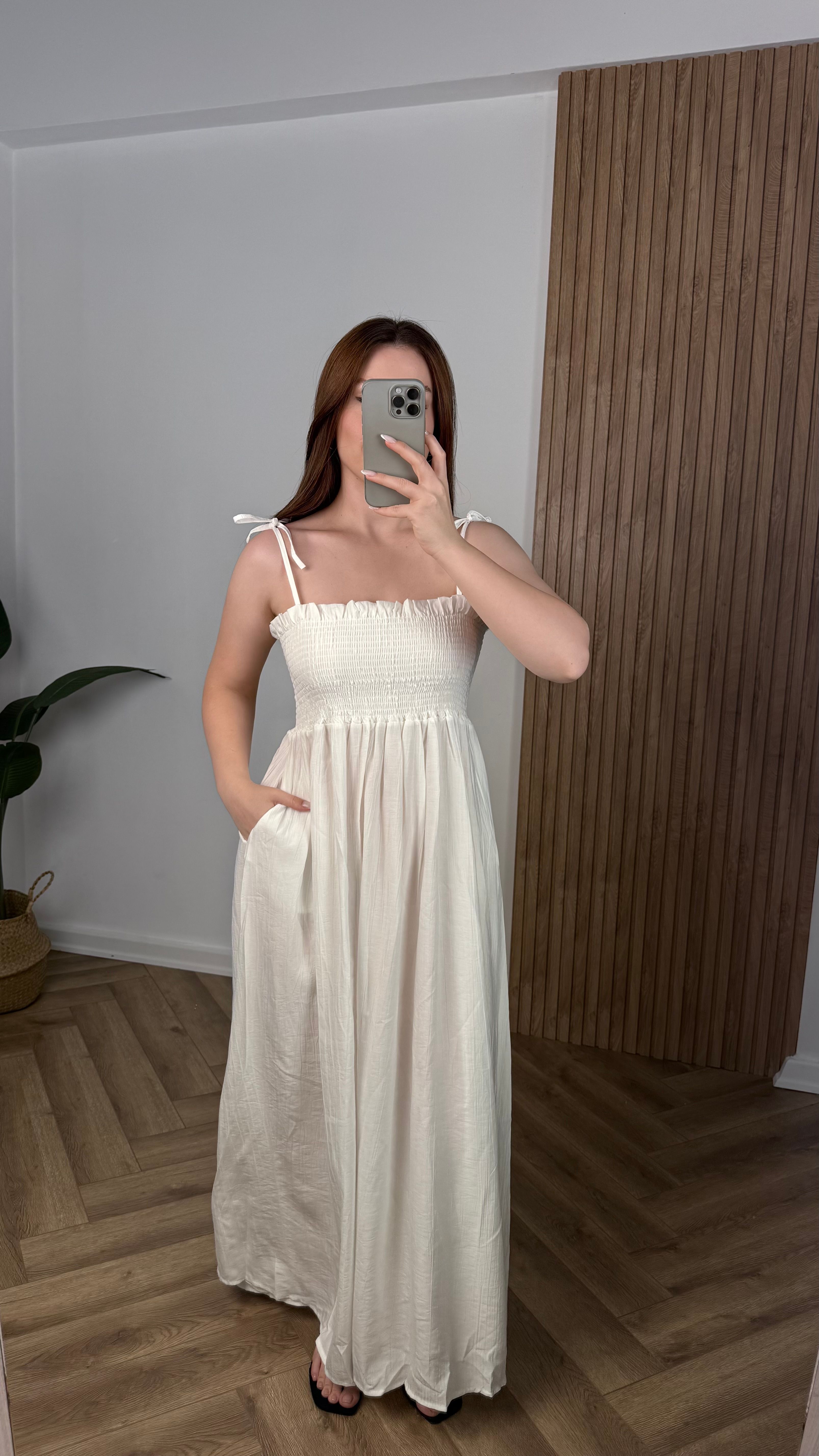 Yeni Sezon Premium Askılı Elbise