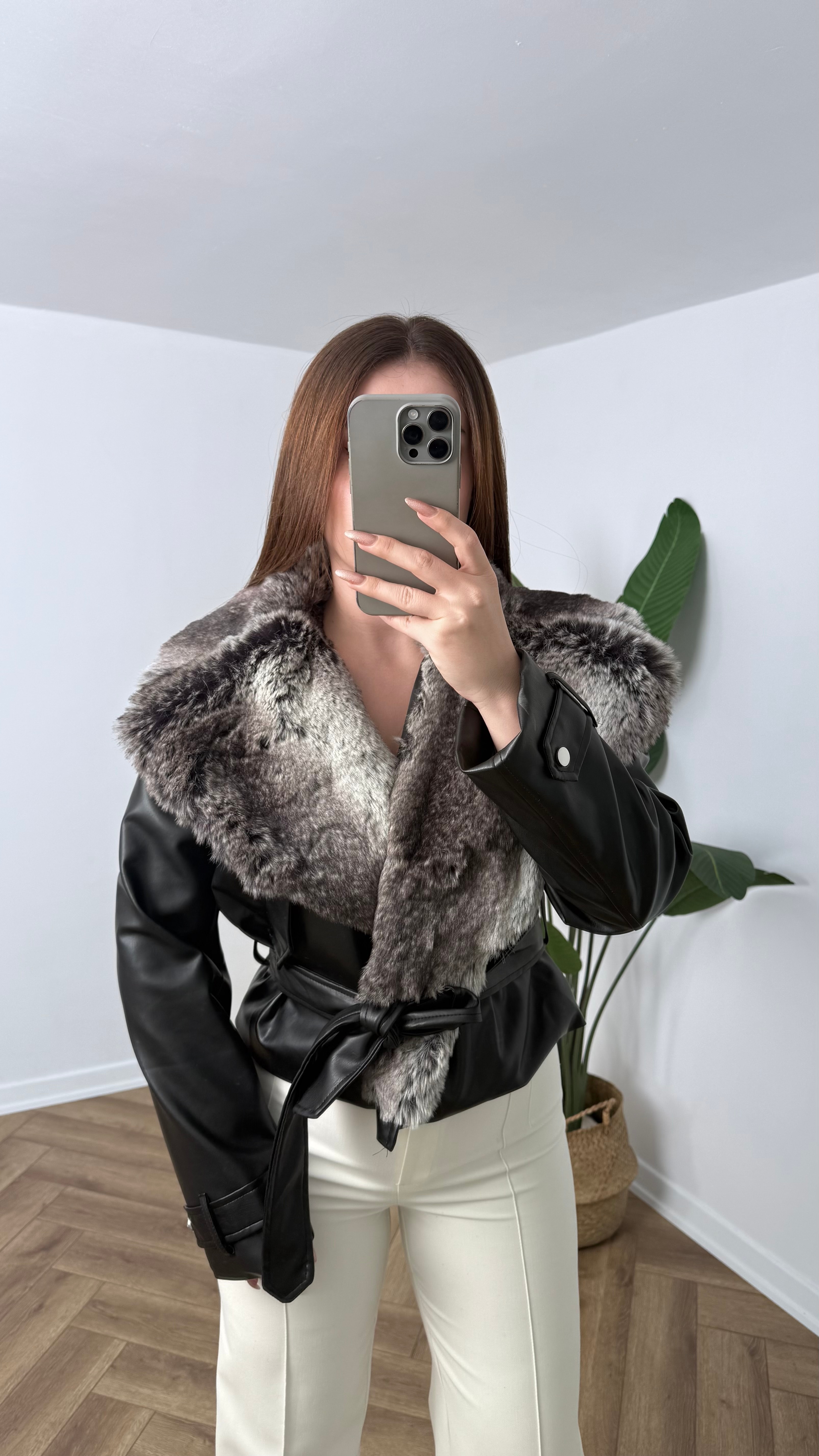 Yeni Sezon Premium Deri Astarlı Kürk Ceket