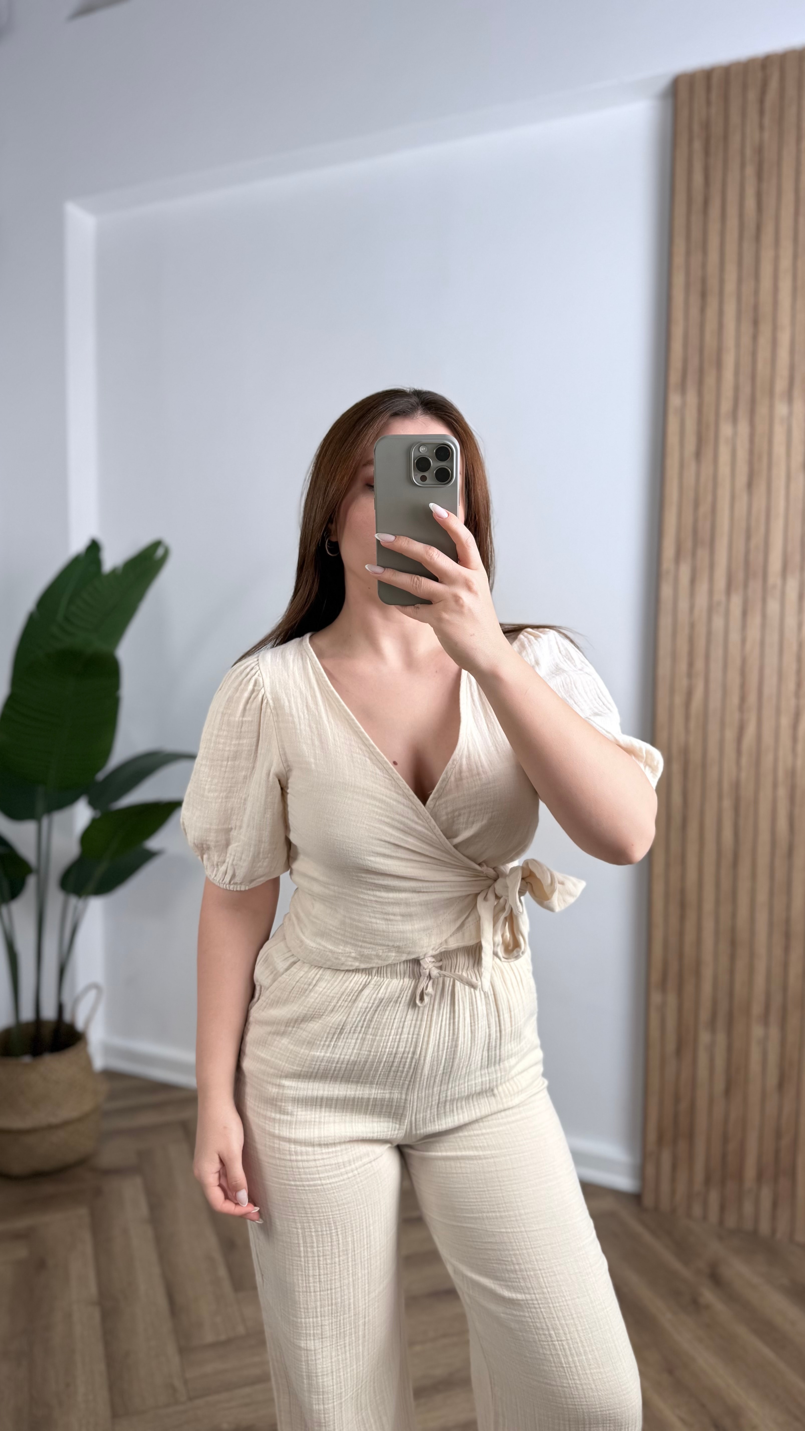 Yeni Sezon Çarpraz Bağlamalı Bluz