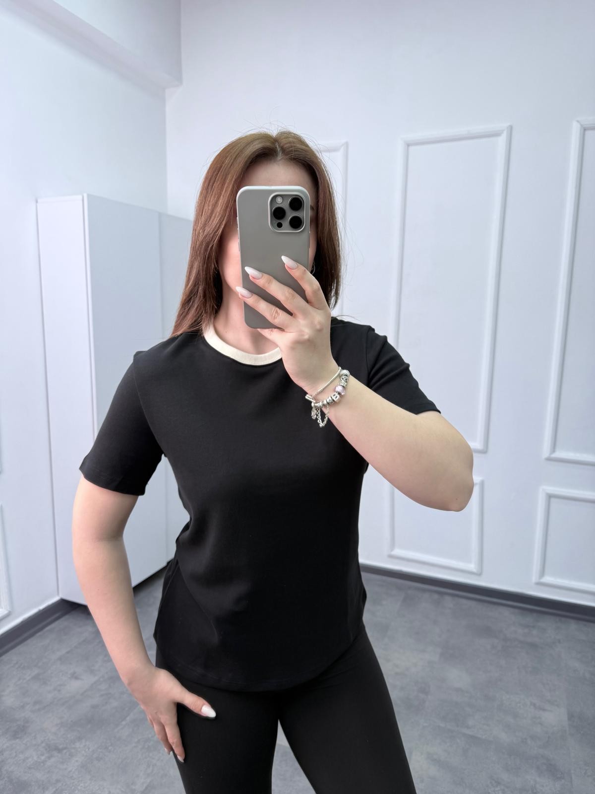 M.Dutti Ribana Detaylı Pamuk Regular T-shirt
