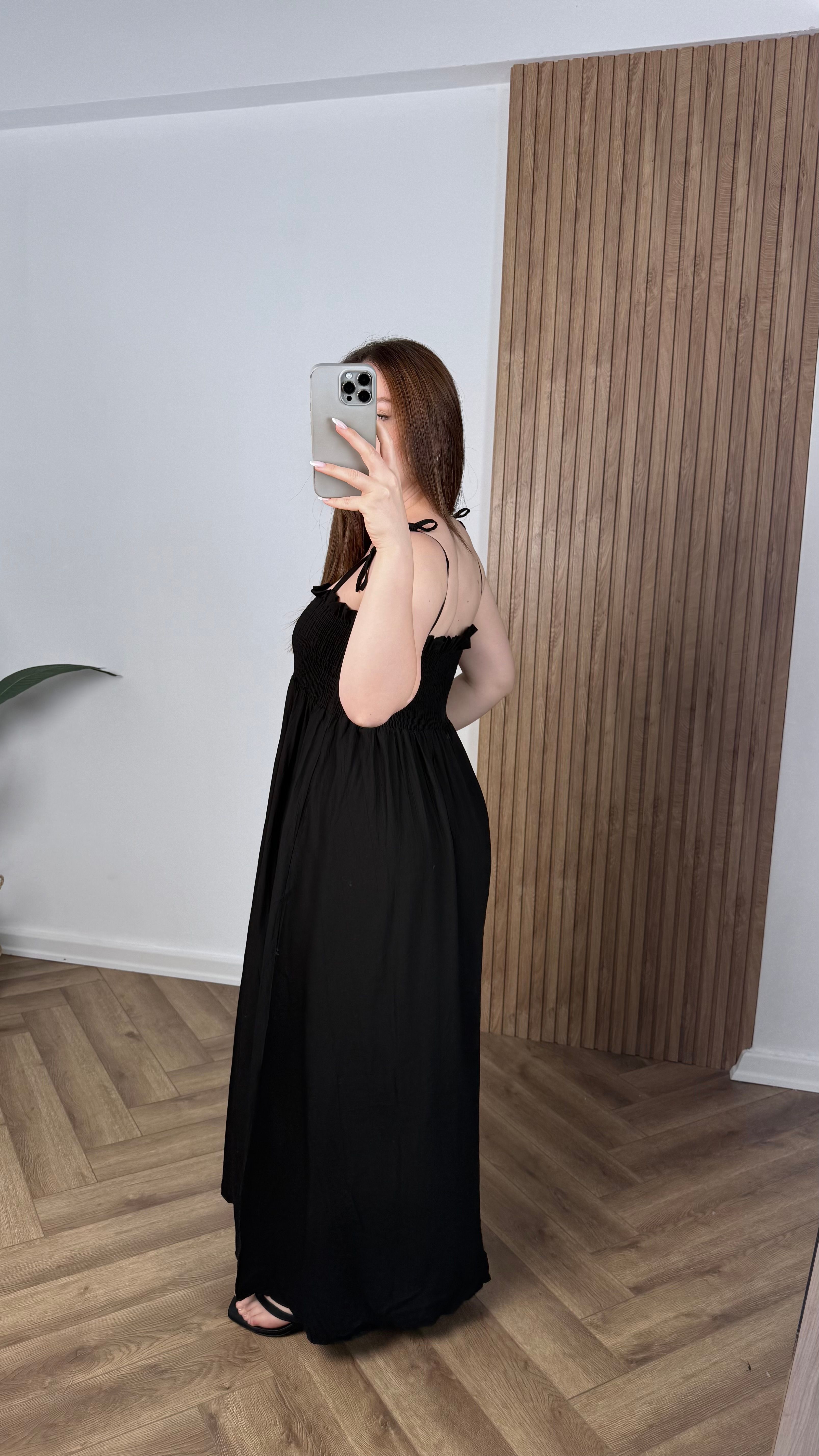 Yeni Sezon Premium Askılı Elbise