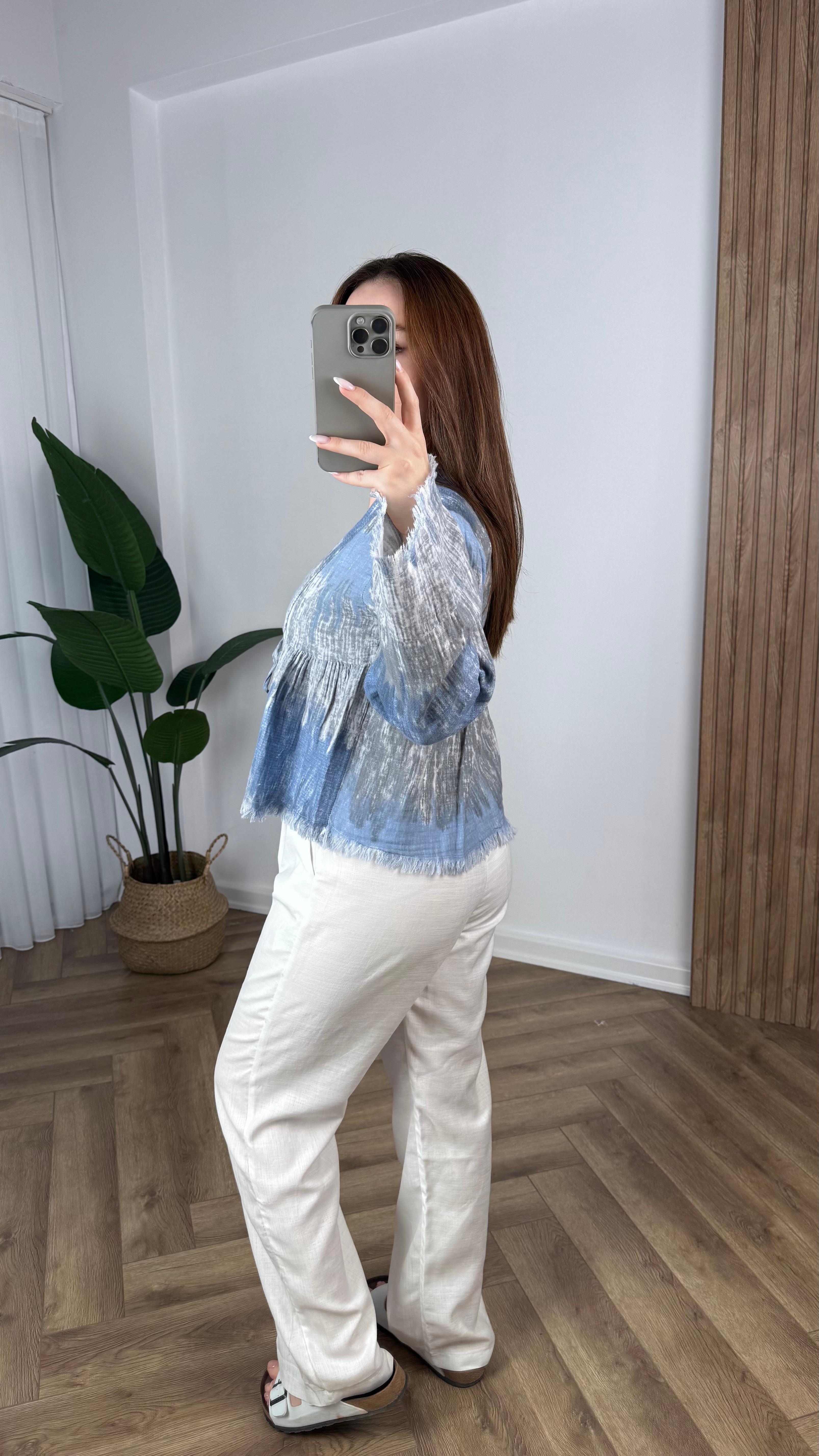 Yeni Sezon Saçaklı Bağlamalı Kimono