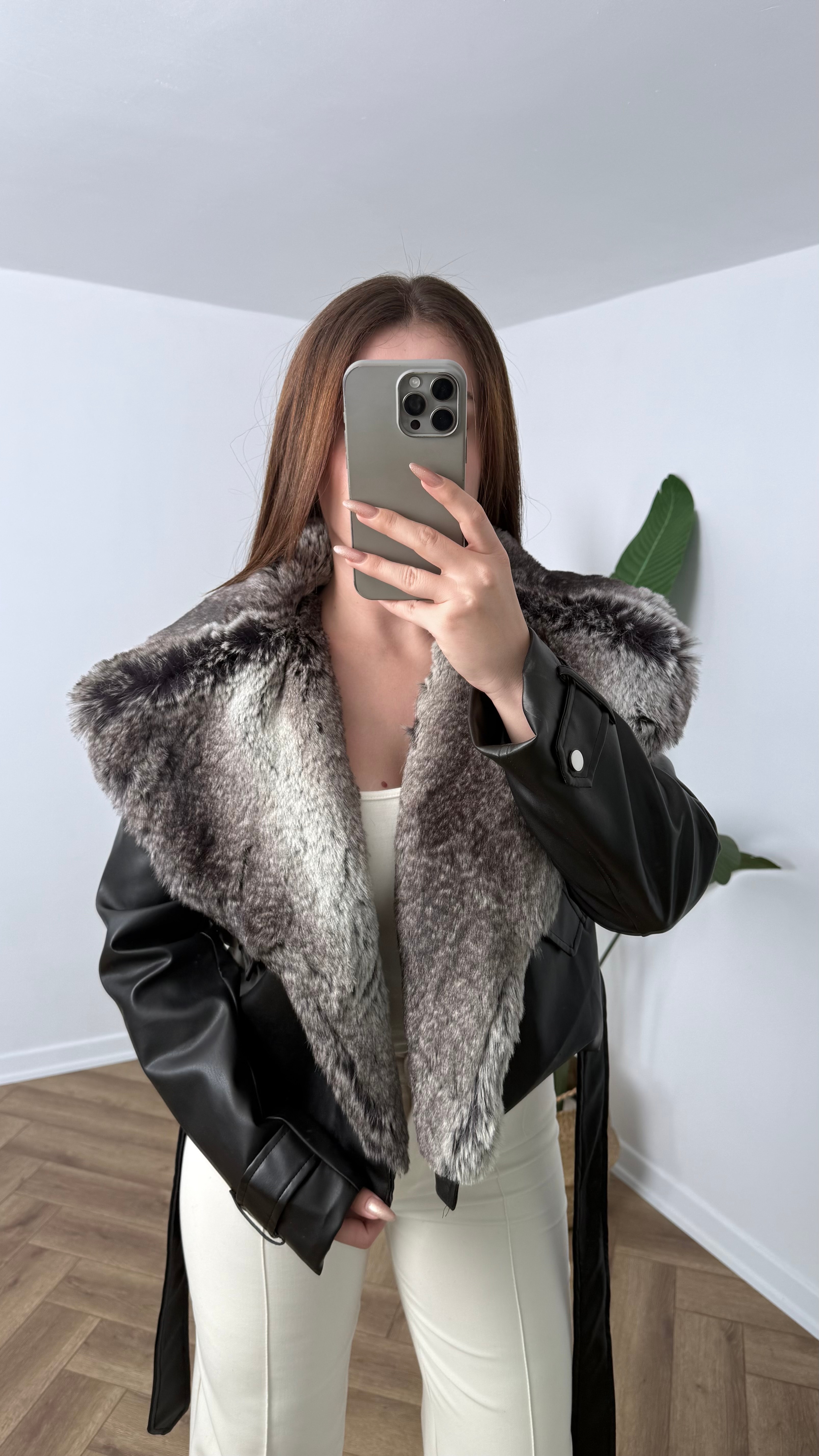 Yeni Sezon Premium Deri Astarlı Kürk Ceket